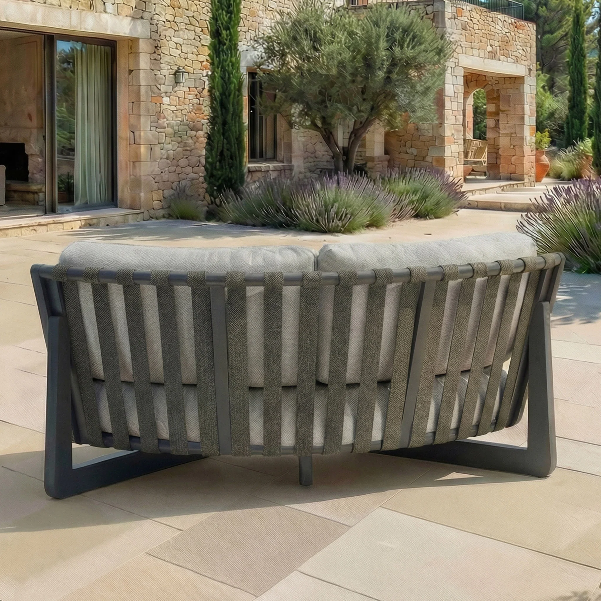 Canapé d'angle de jardin Long Beach - Image 17