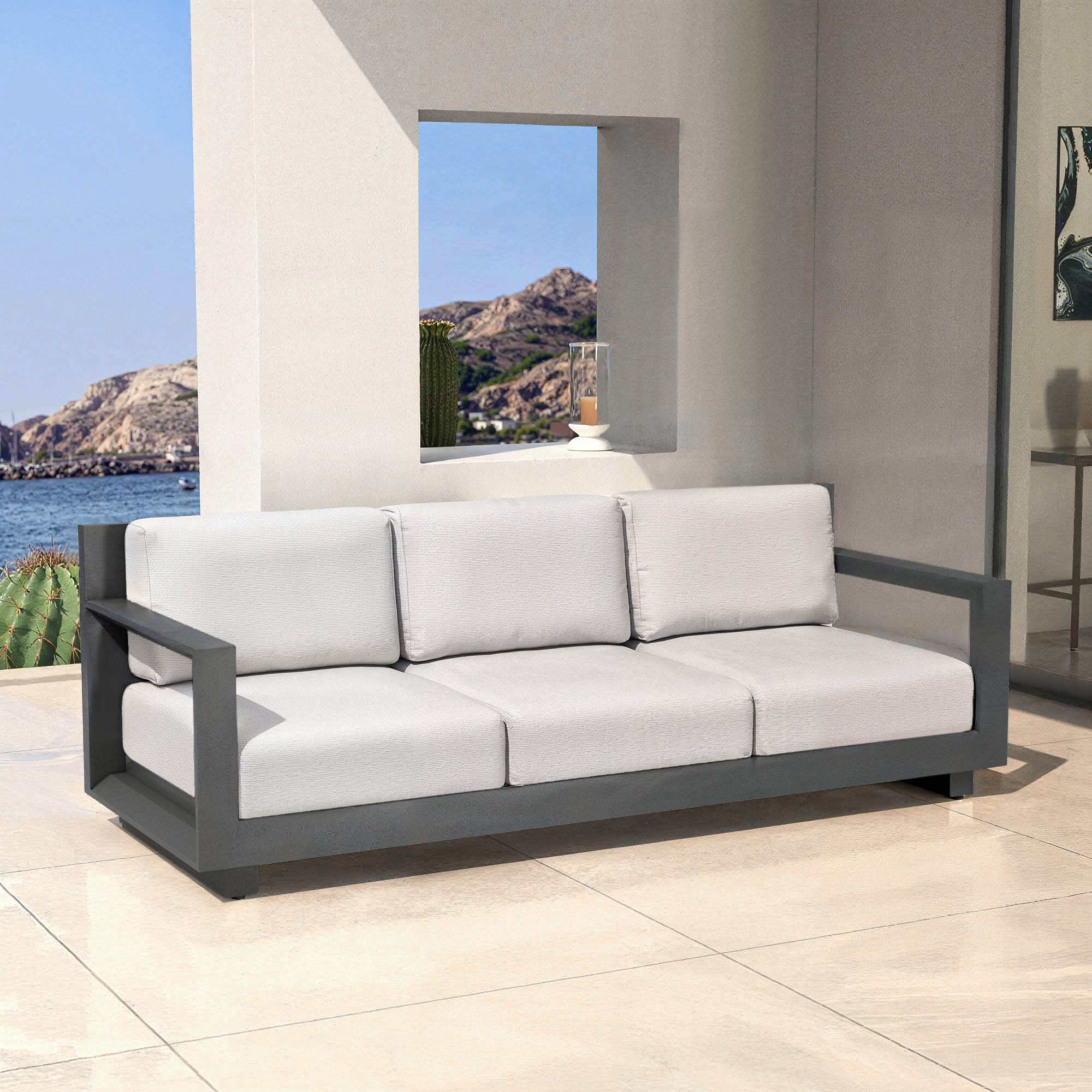 Canapé de jardin 3 places Elba - Image 18