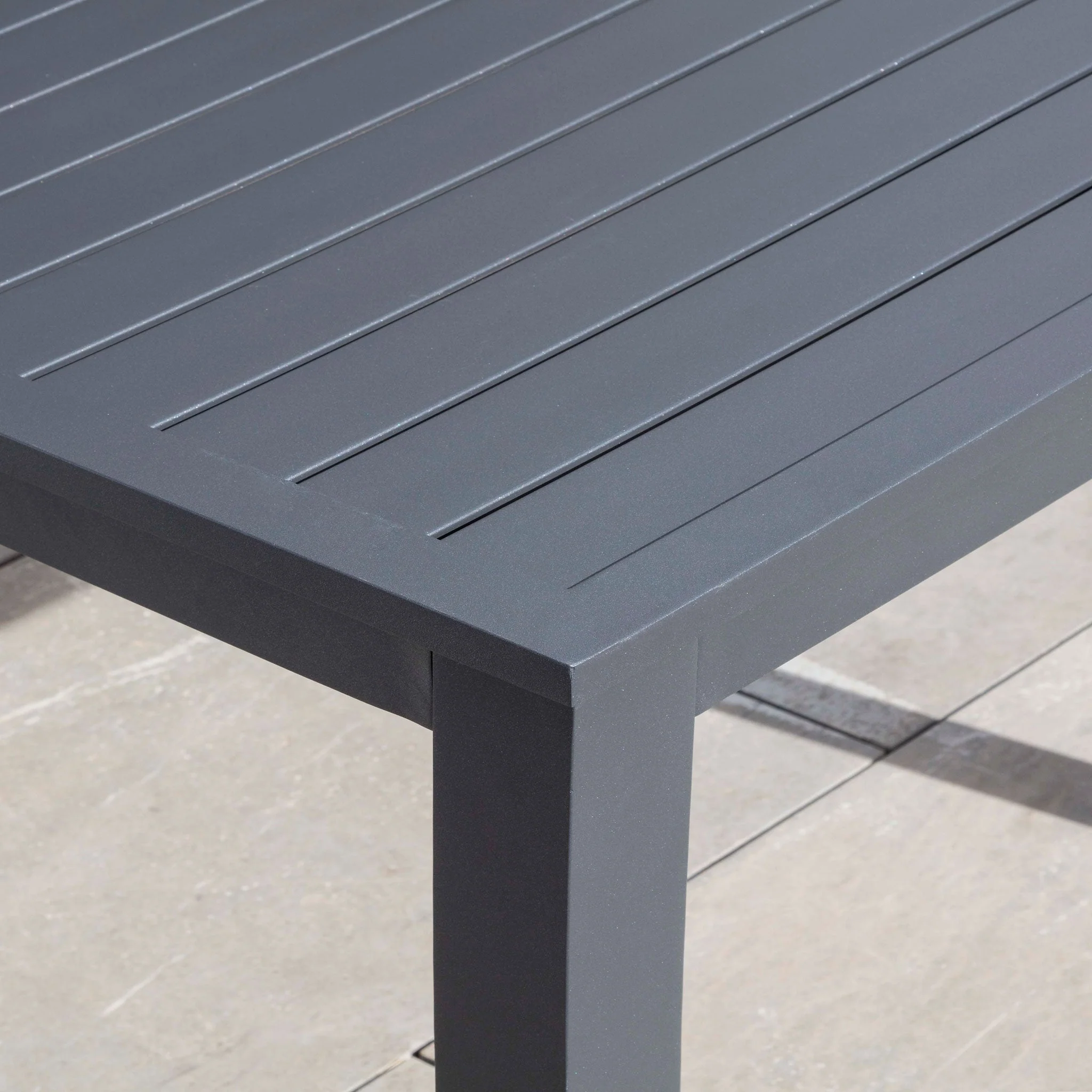 Table de jardin 4 places Aluminium Murano (70 x 70 cm) - Image 3
