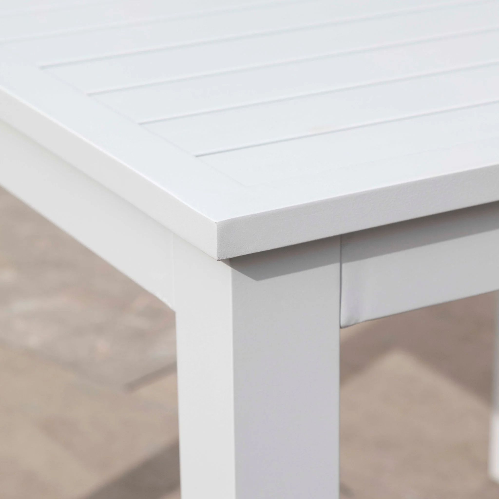 Table de jardin 4 places Aluminium Murano (70 x 70 cm) - Image 5
