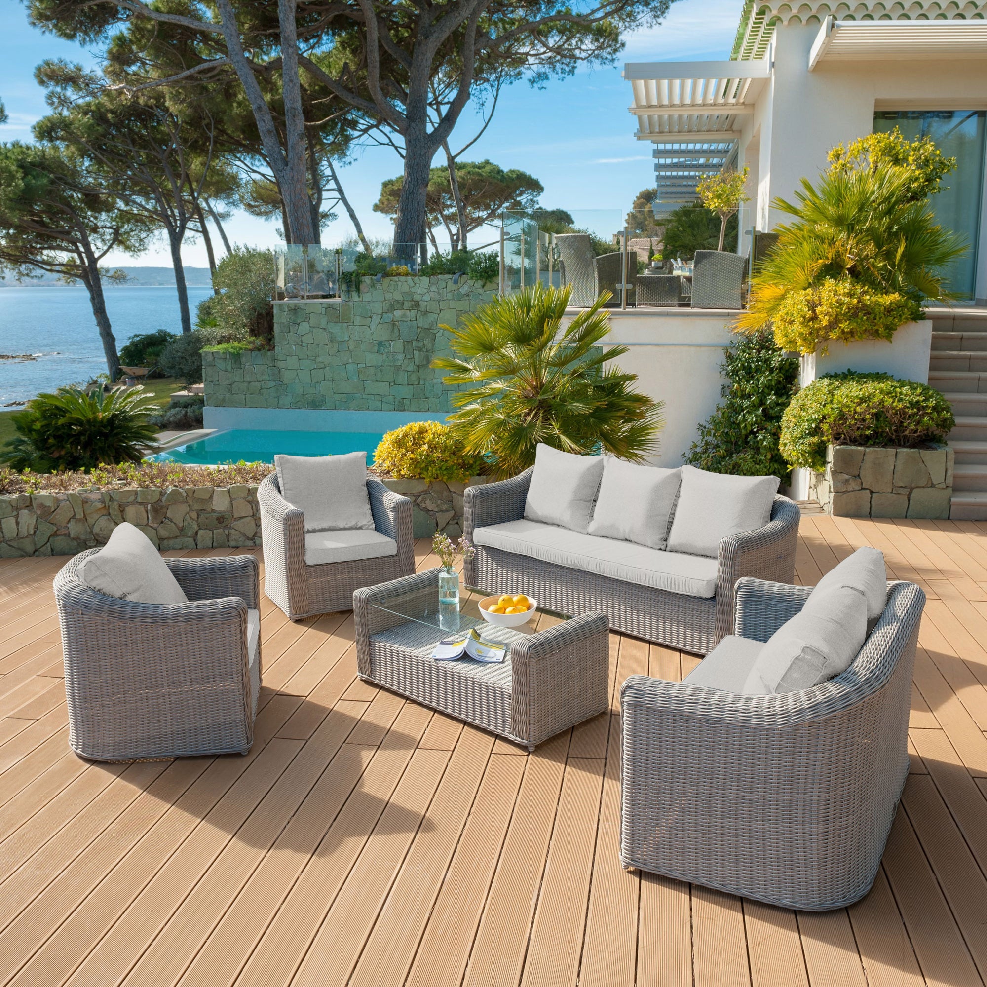 Coussins de remplacement pour salon de jardin Calvi 4 places - Image 35