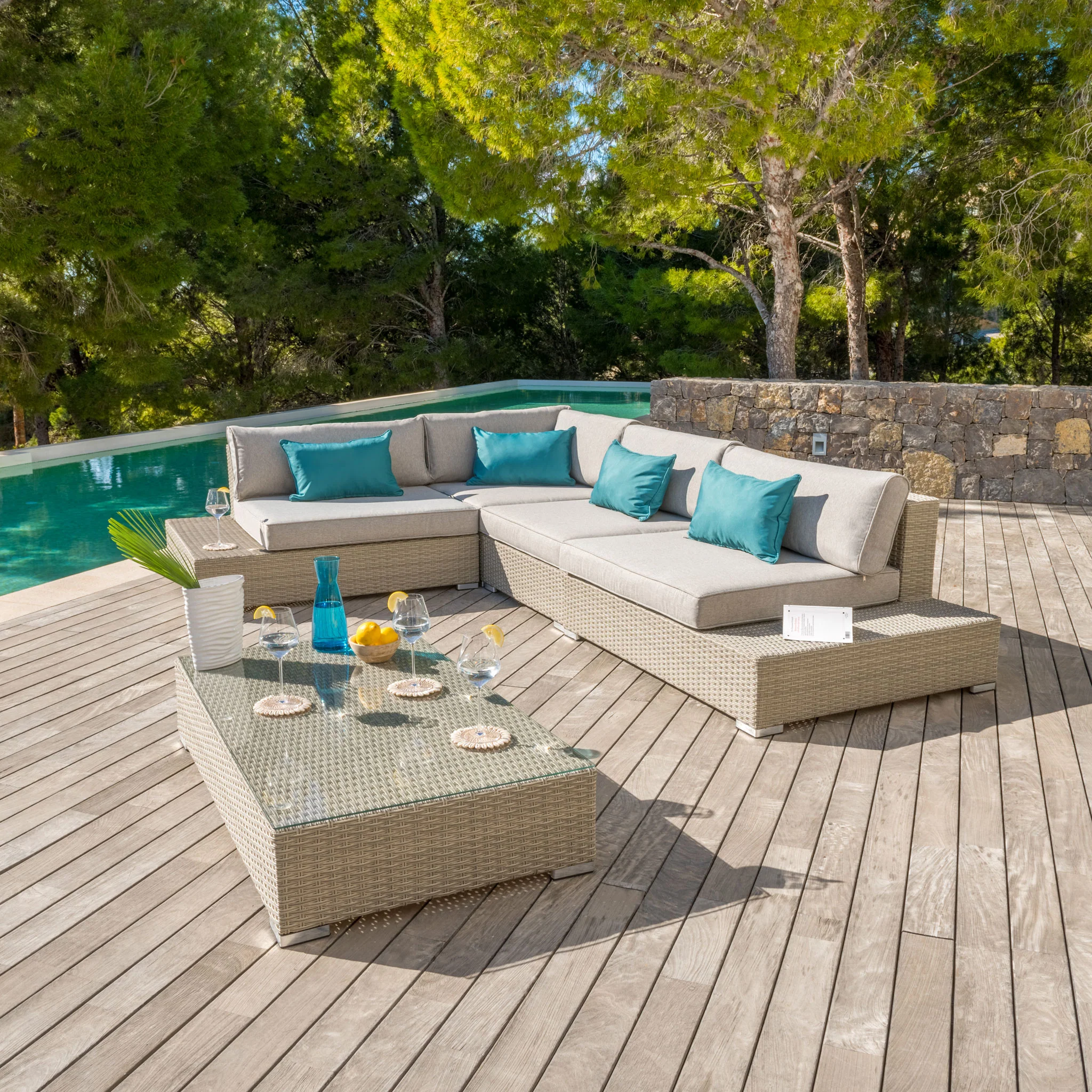 Coussins de remplacement pour salon de jardin Palma - Image 4
