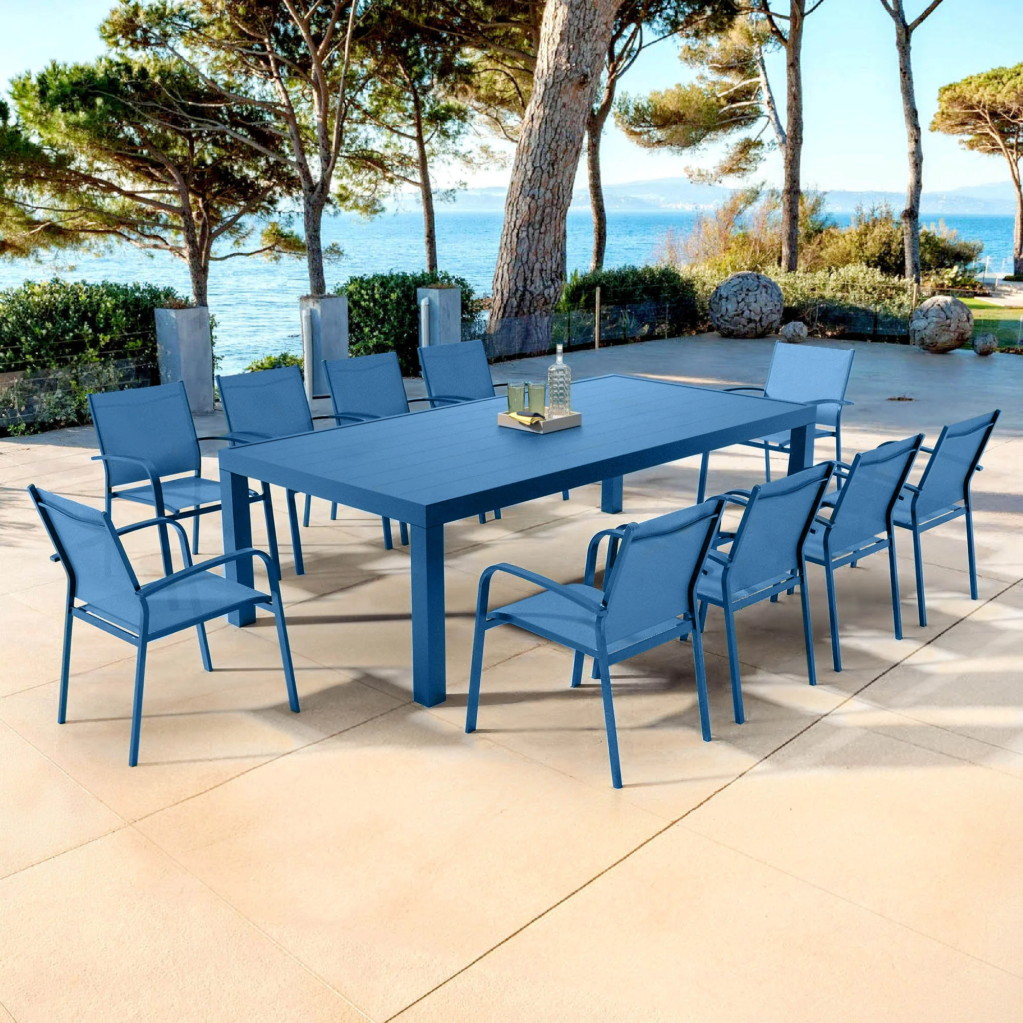 Fauteuil de jardin alu empilable Murano - Image 21