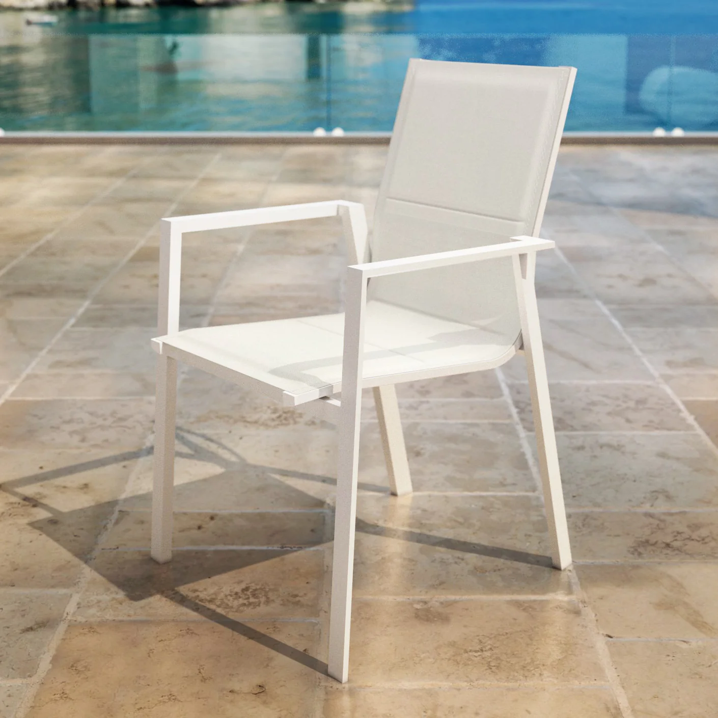 Fauteuil de jardin empilable Portofino - Image 11