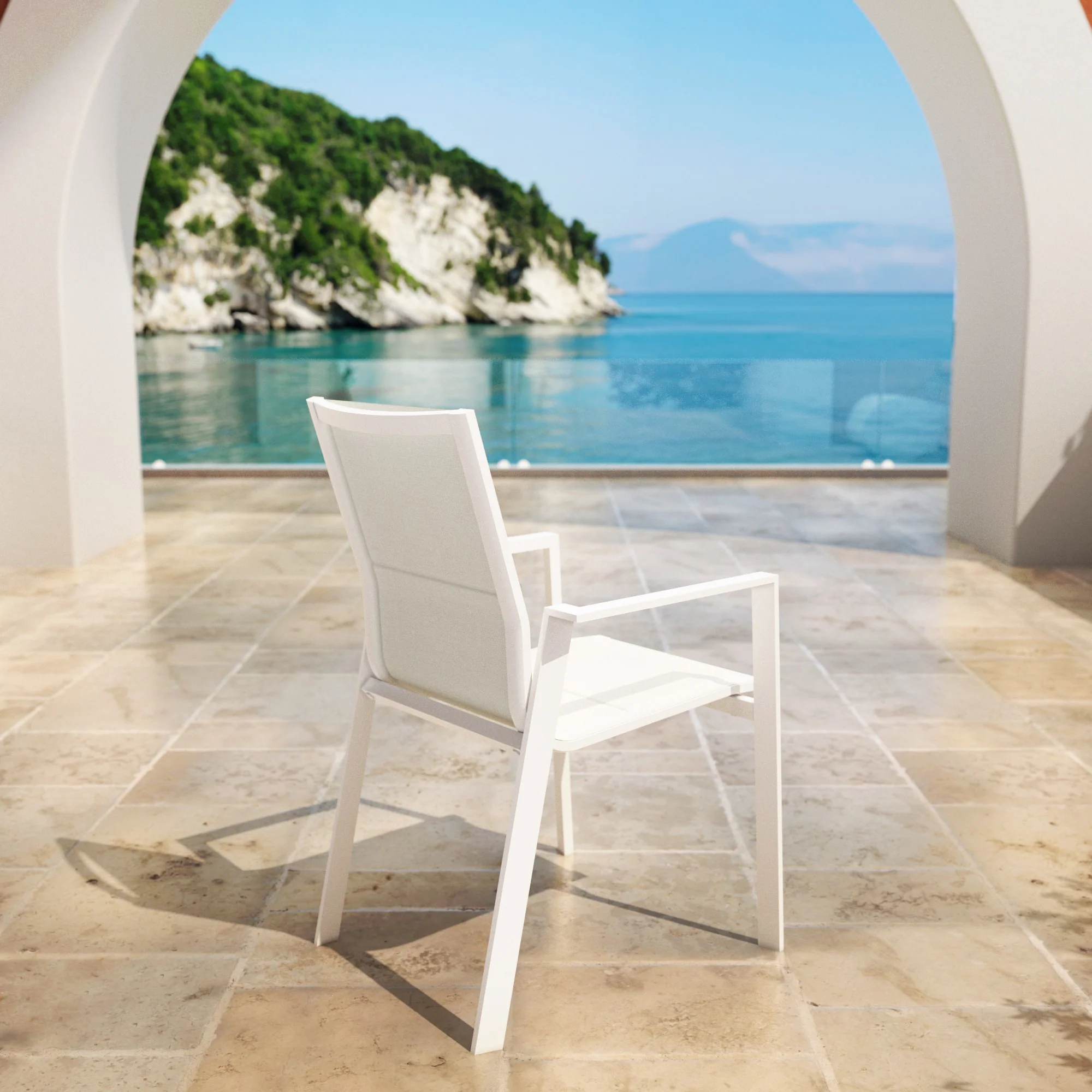 Fauteuil de jardin empilable Portofino - Image 12