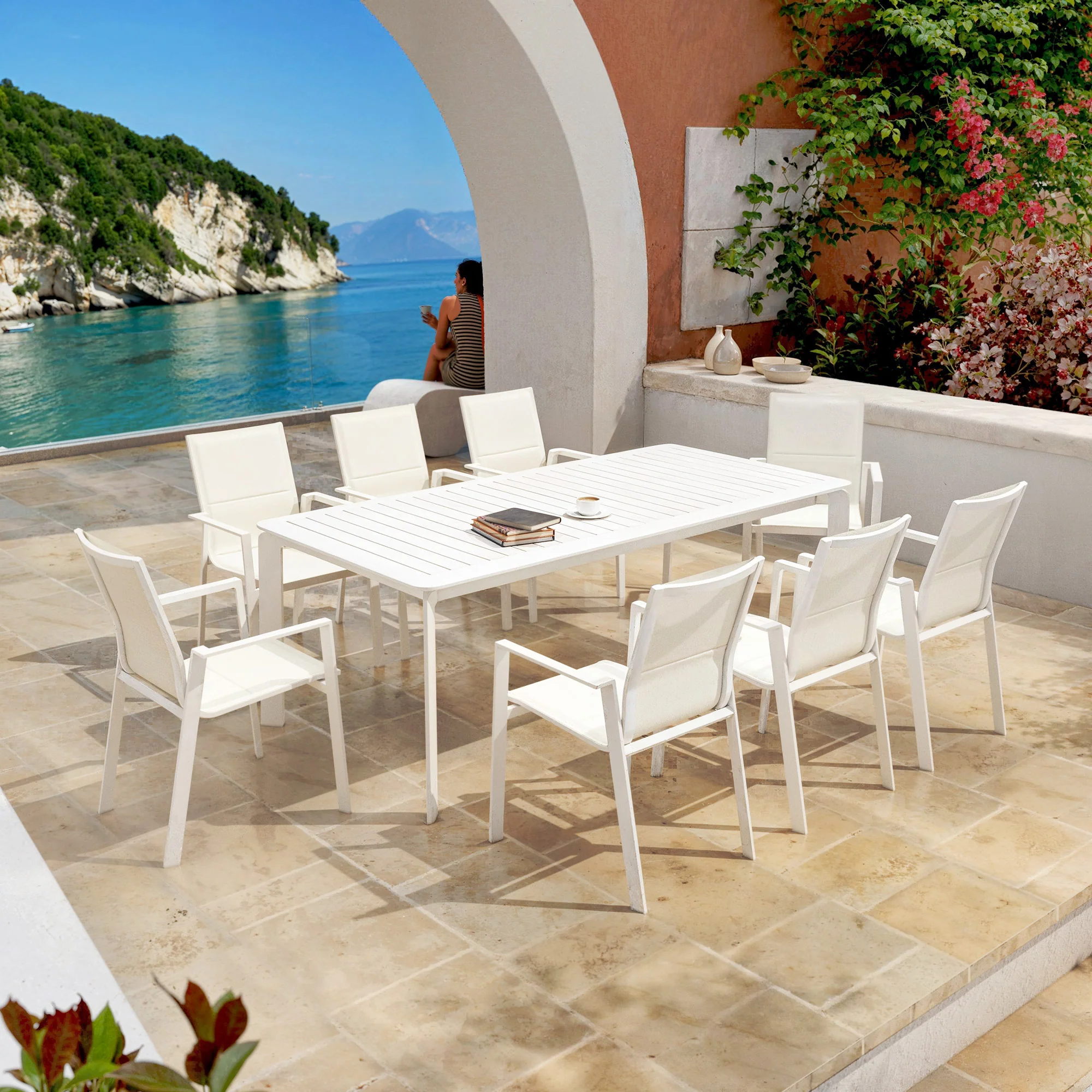 Fauteuil de jardin empilable Portofino - Image 14