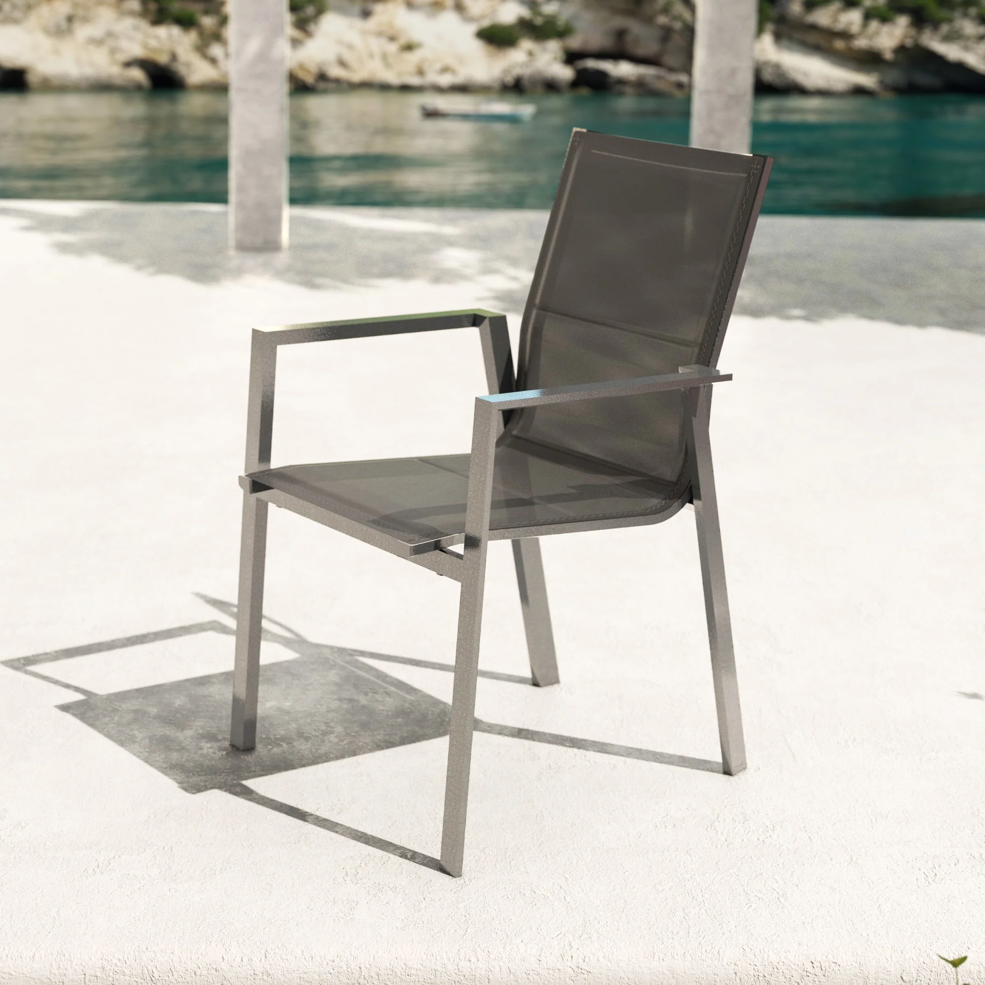Fauteuil de jardin empilable Portofino - Image 6