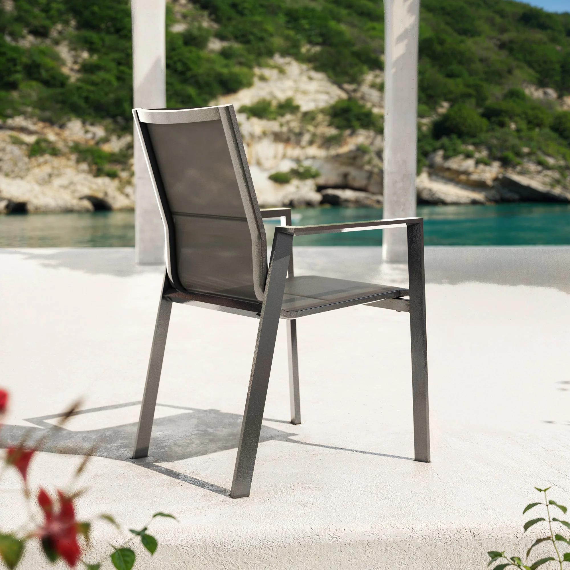 Fauteuil de jardin empilable Portofino - Image 7