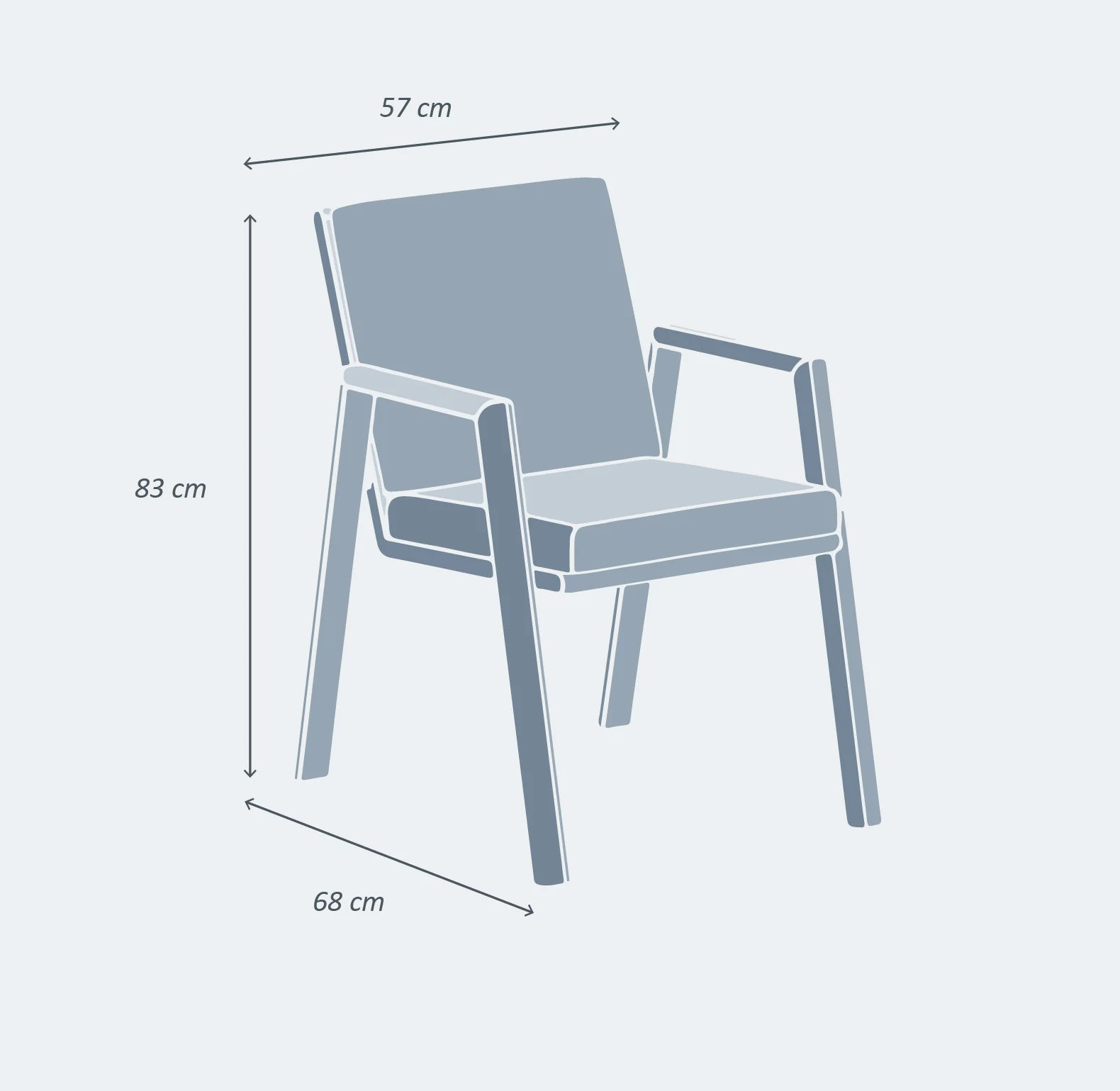 Fauteuil de jardin Long Beach - Image 7