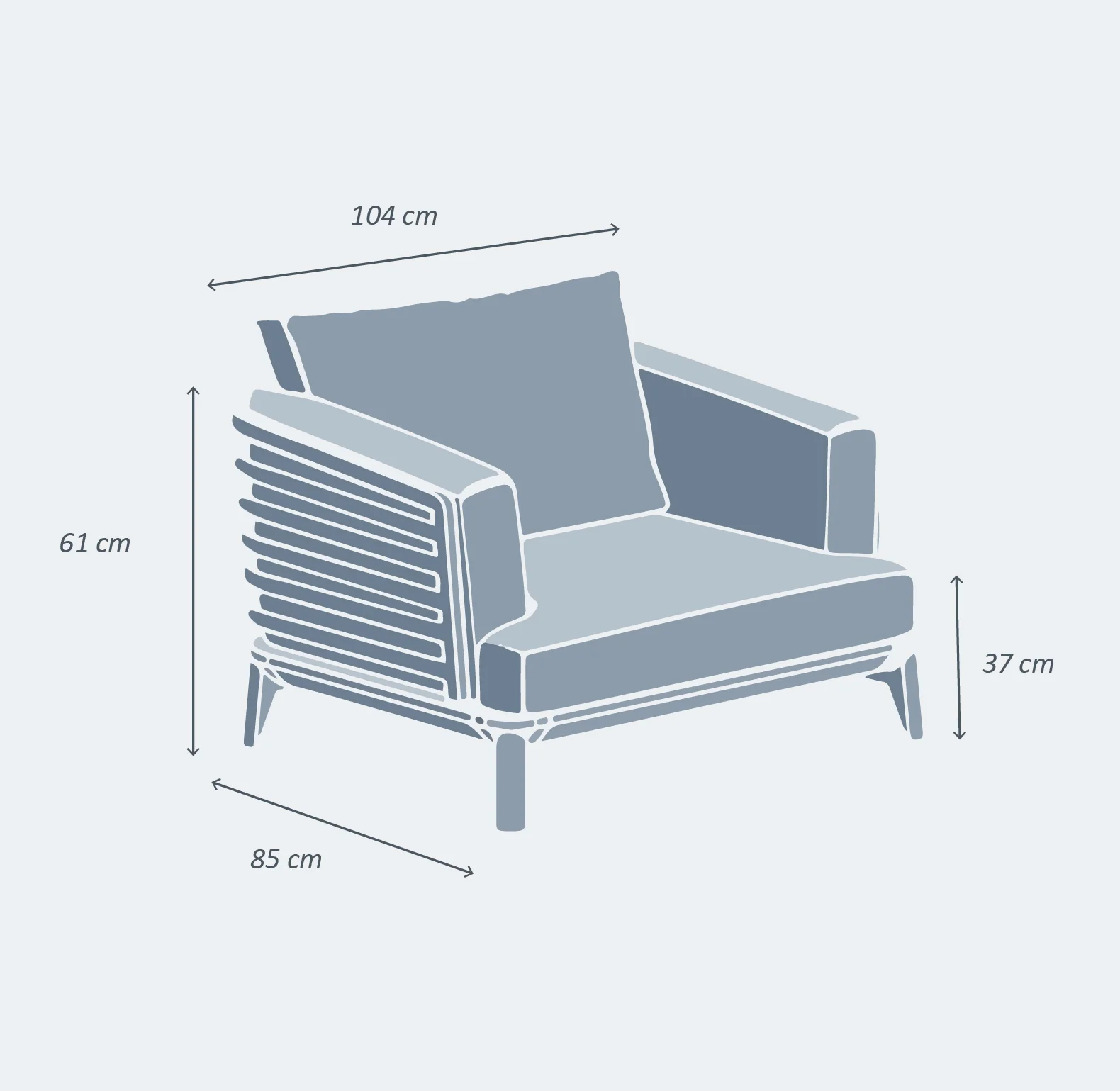 Fauteuil de jardin Monte Carlo - Image 39