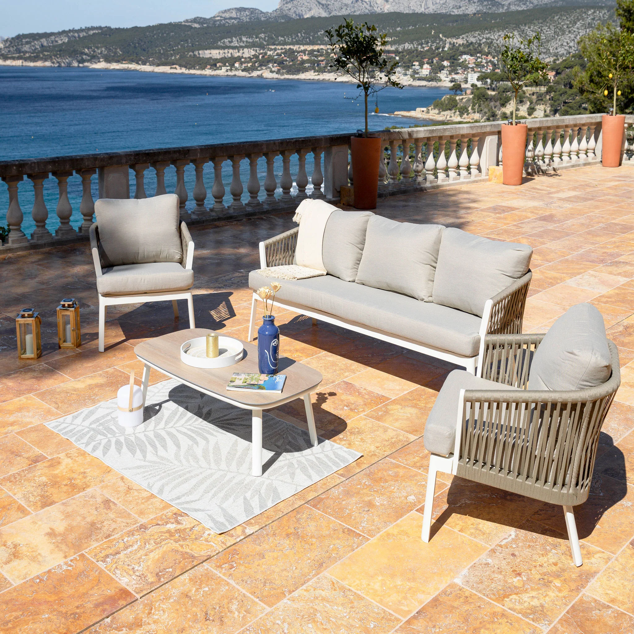 Fauteuil pour salon de jardin Amalfi - Image 5