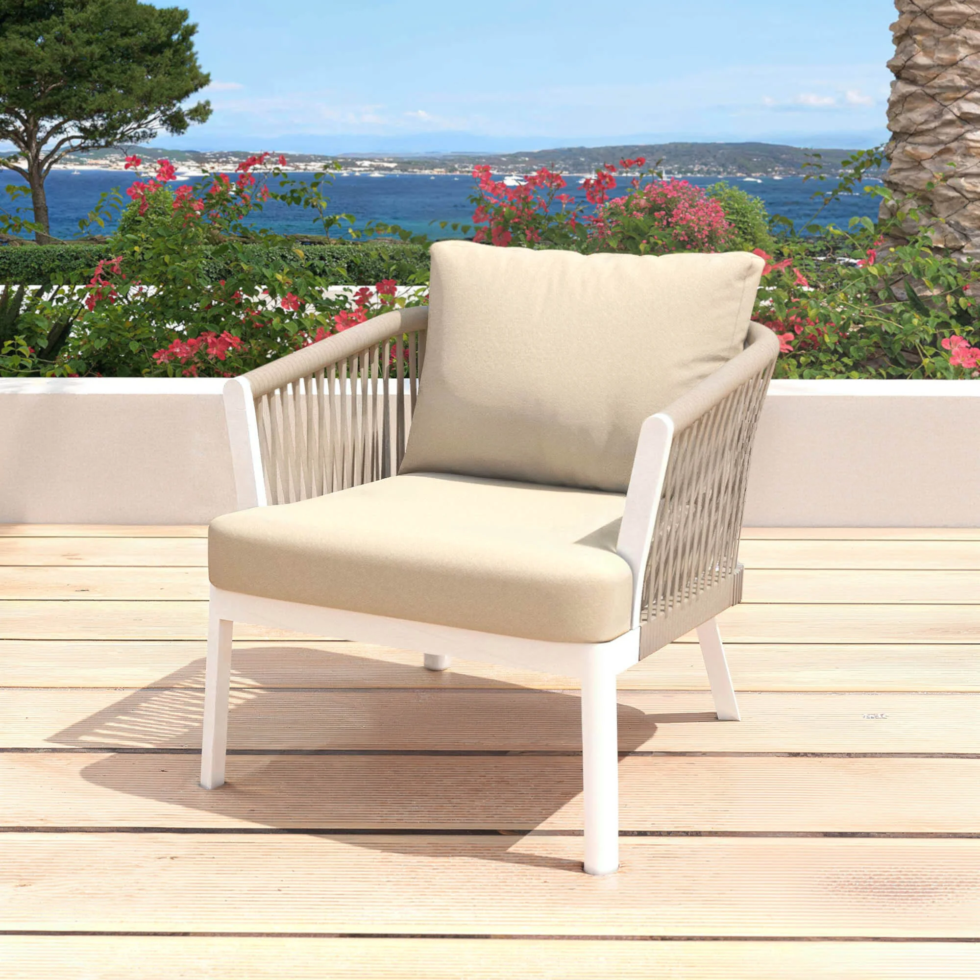 Fauteuil pour salon de jardin Amalfi - Image 7