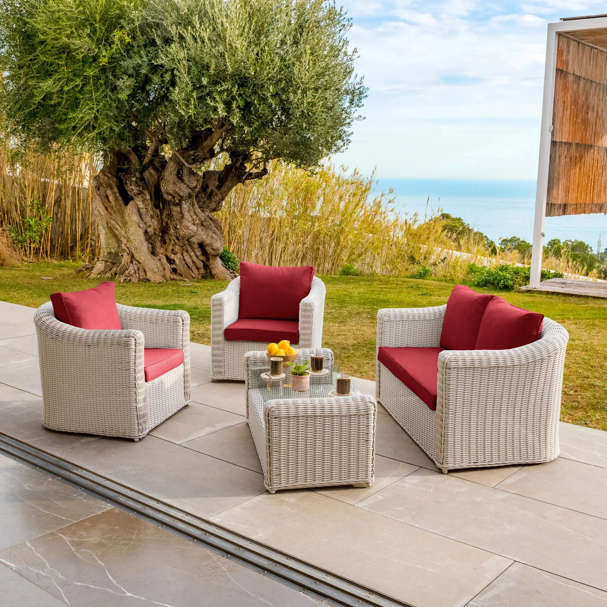 Housse de coussins de remplacement pour salon de jardin Calvi 4 places - Image 19