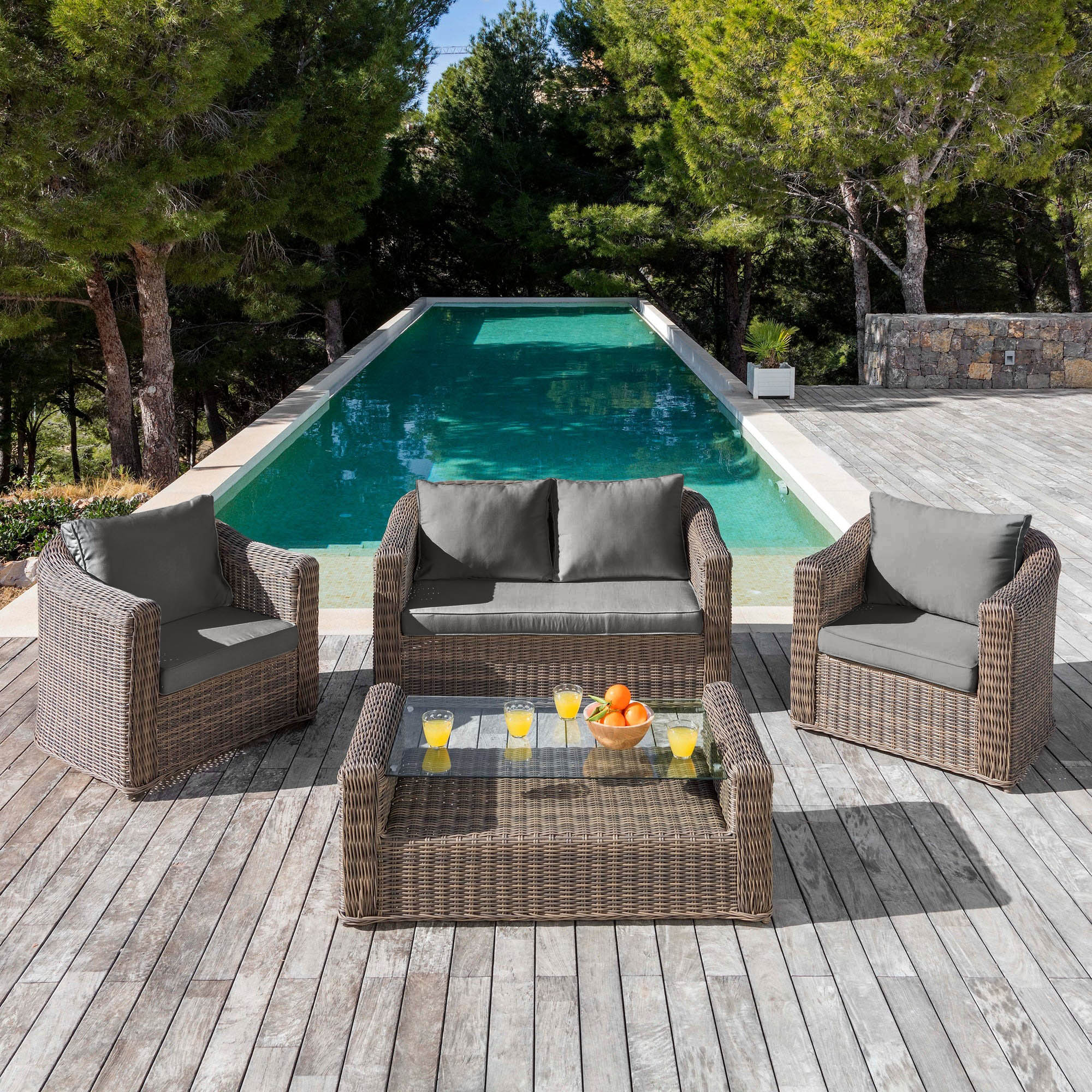 Housse de coussins de remplacement pour salon de jardin Calvi 4 places - Image 30