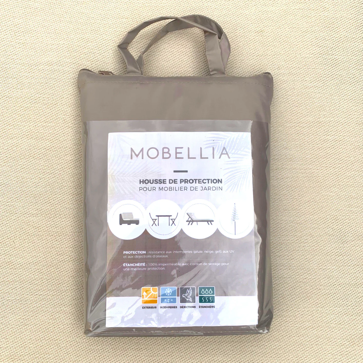 Housse de protection imperméable pour table carrée