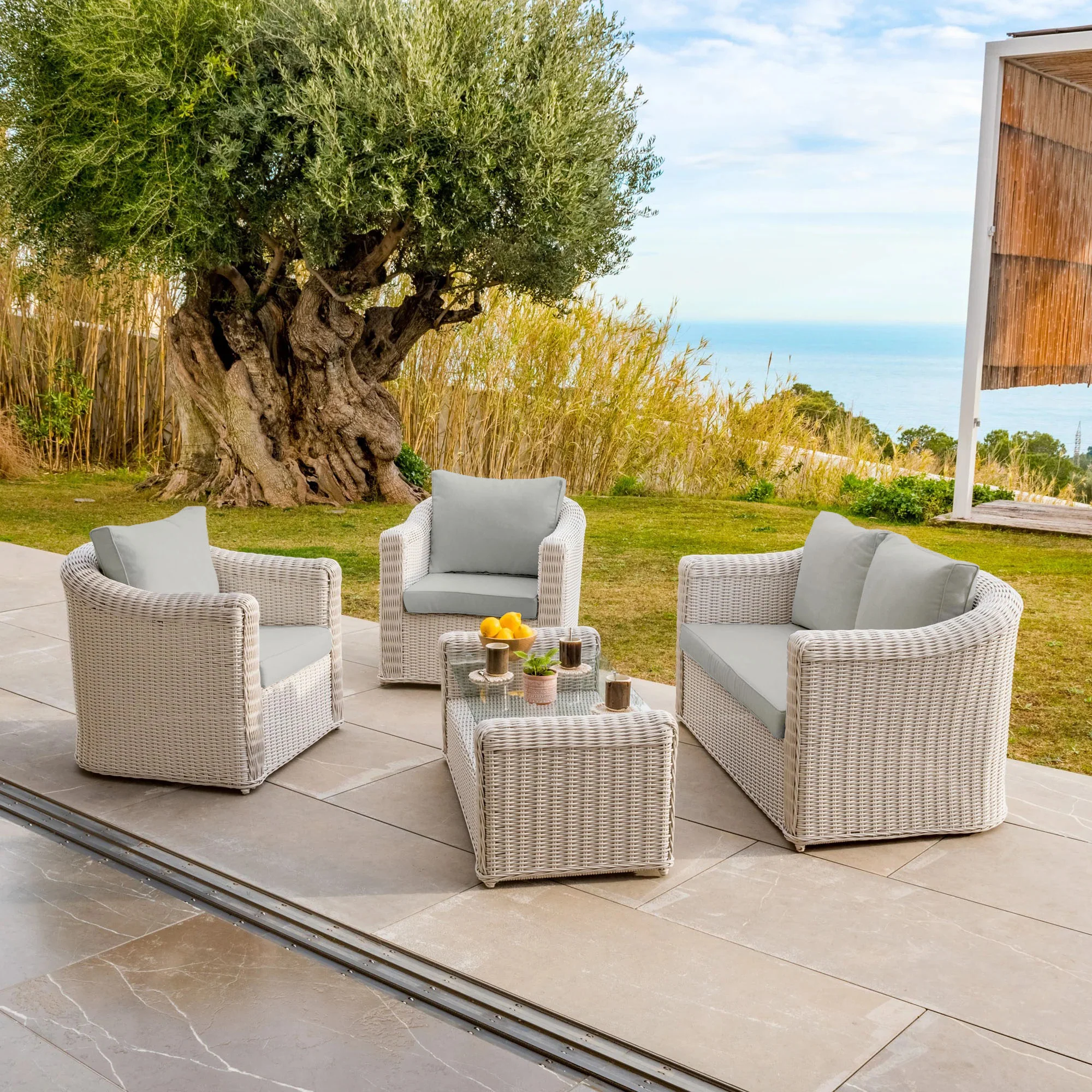 Housse de coussins de remplacement pour salon de jardin Calvi 5 places - Image 11