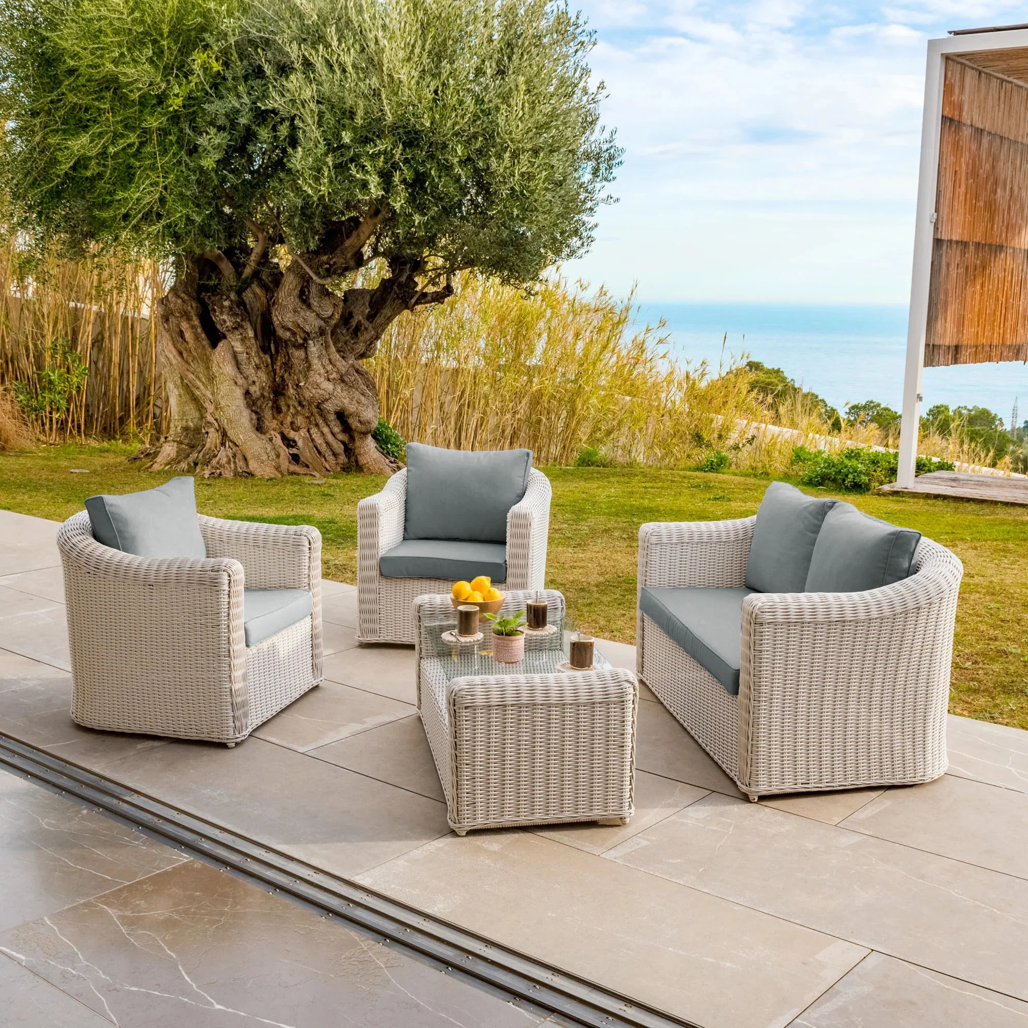 Housse de coussins de remplacement pour salon de jardin Calvi 5 places - Image 7