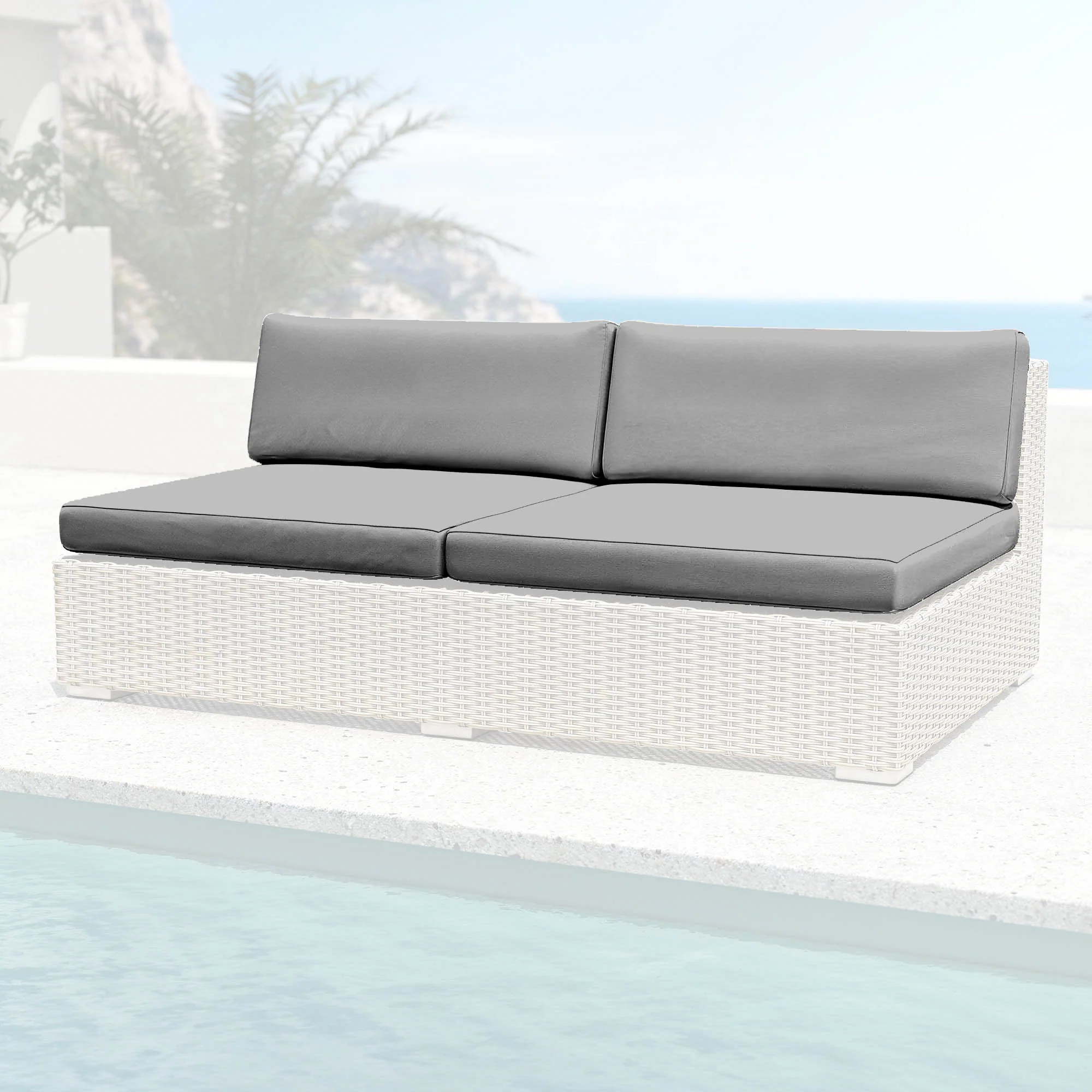Housses de coussins pour chauffeuse 2 places Palma - Image 3