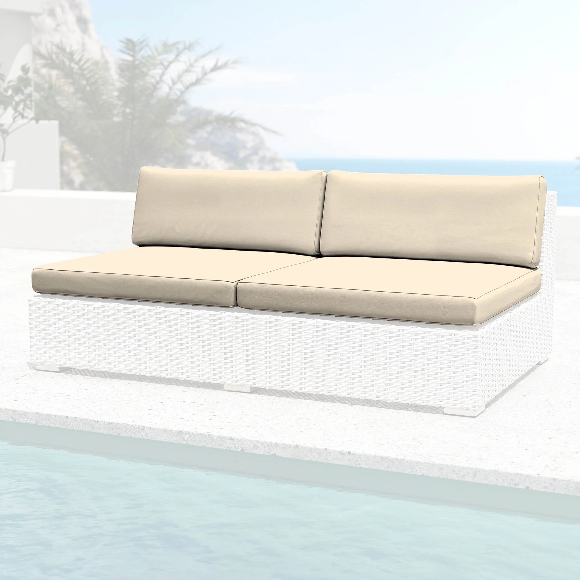 Housses de coussins pour chauffeuse 2 places Palma - Image 4