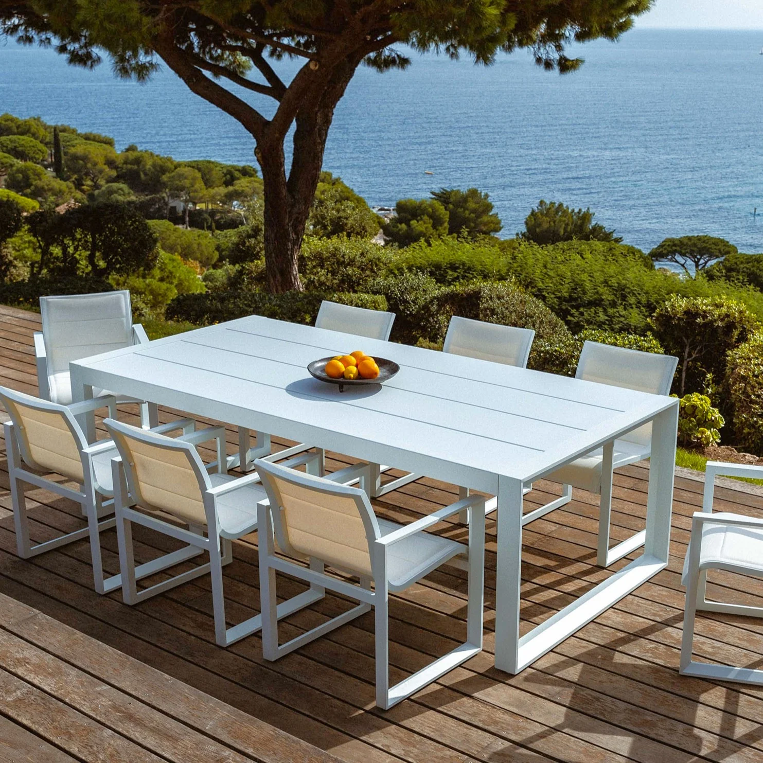 Lot de 2 fauteuils de jardin/repas Elba - Image 3