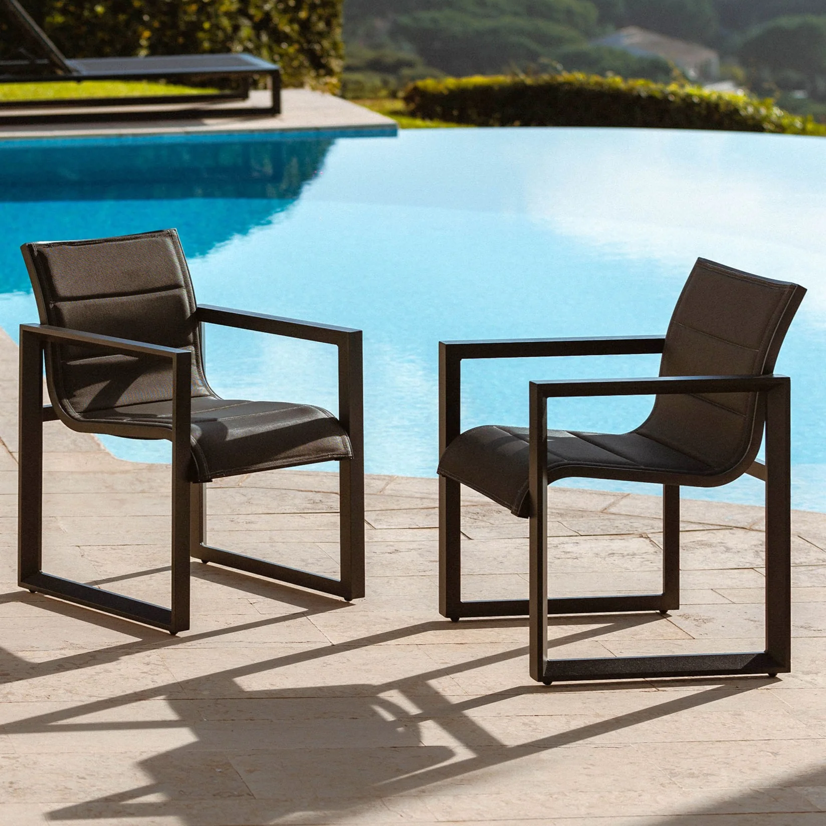 Lot de 2 fauteuils de jardin/repas Elba - Image 9