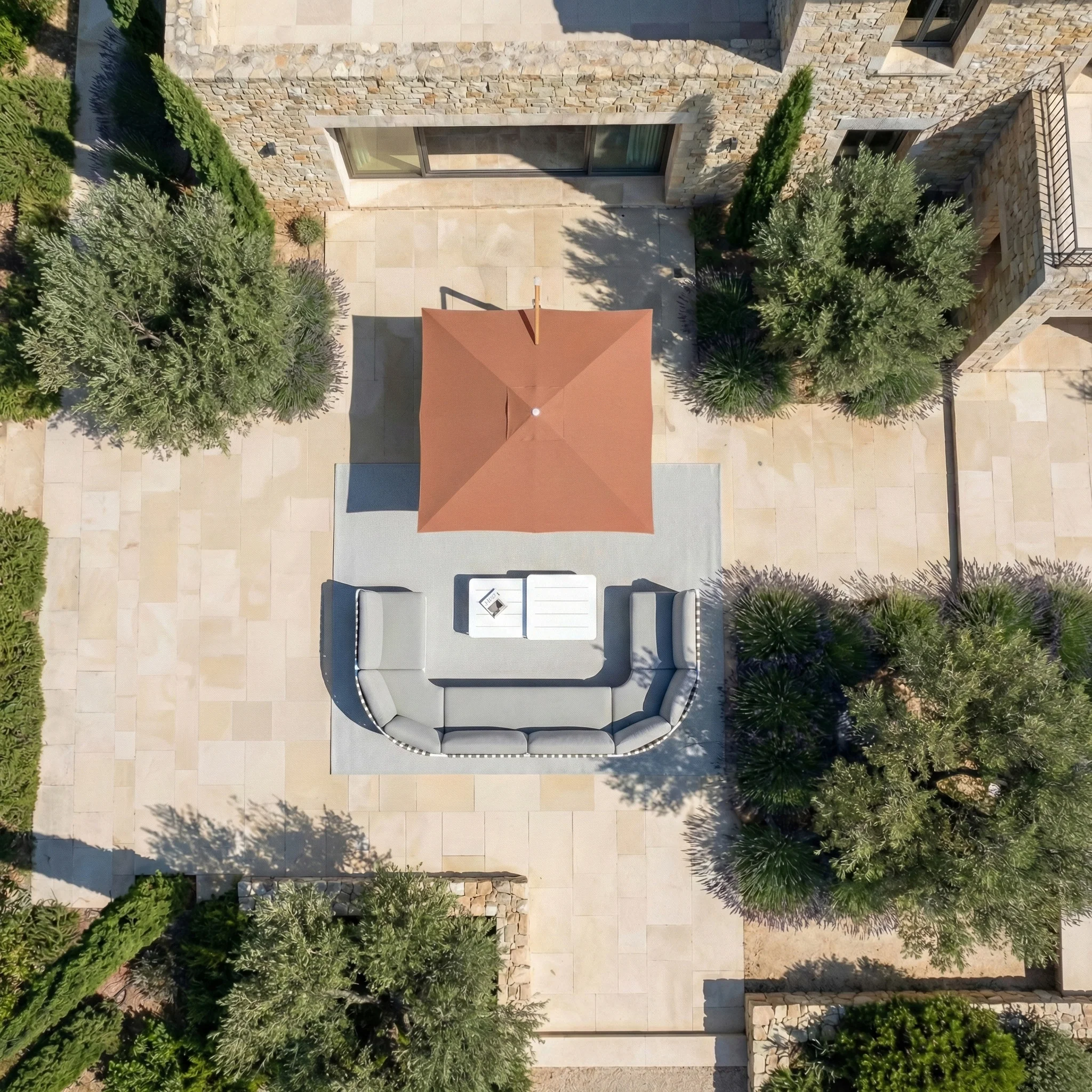Parasol professionnel décentré Elyra (3x3m) - Image 31