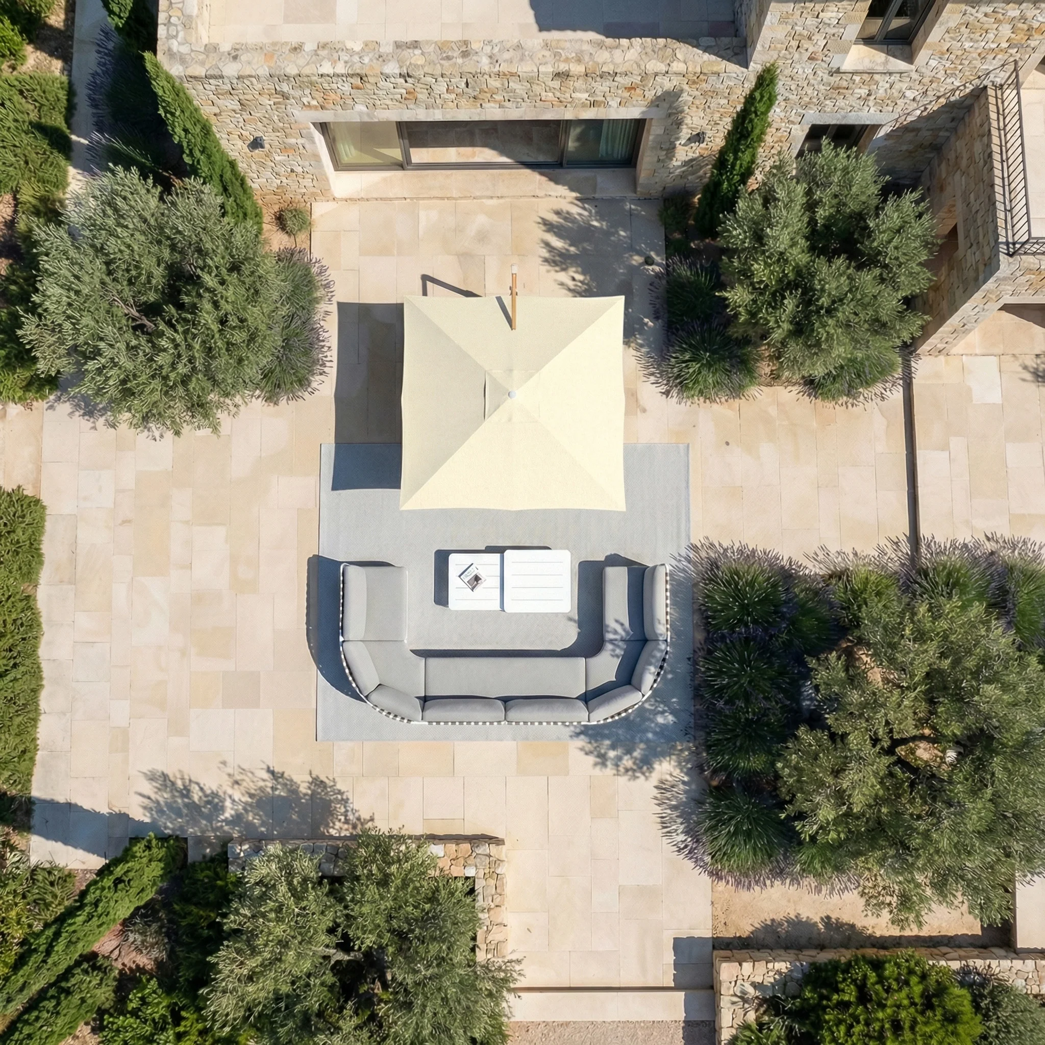 Parasol professionnel décentré Elyra (3x3m) - Image 39