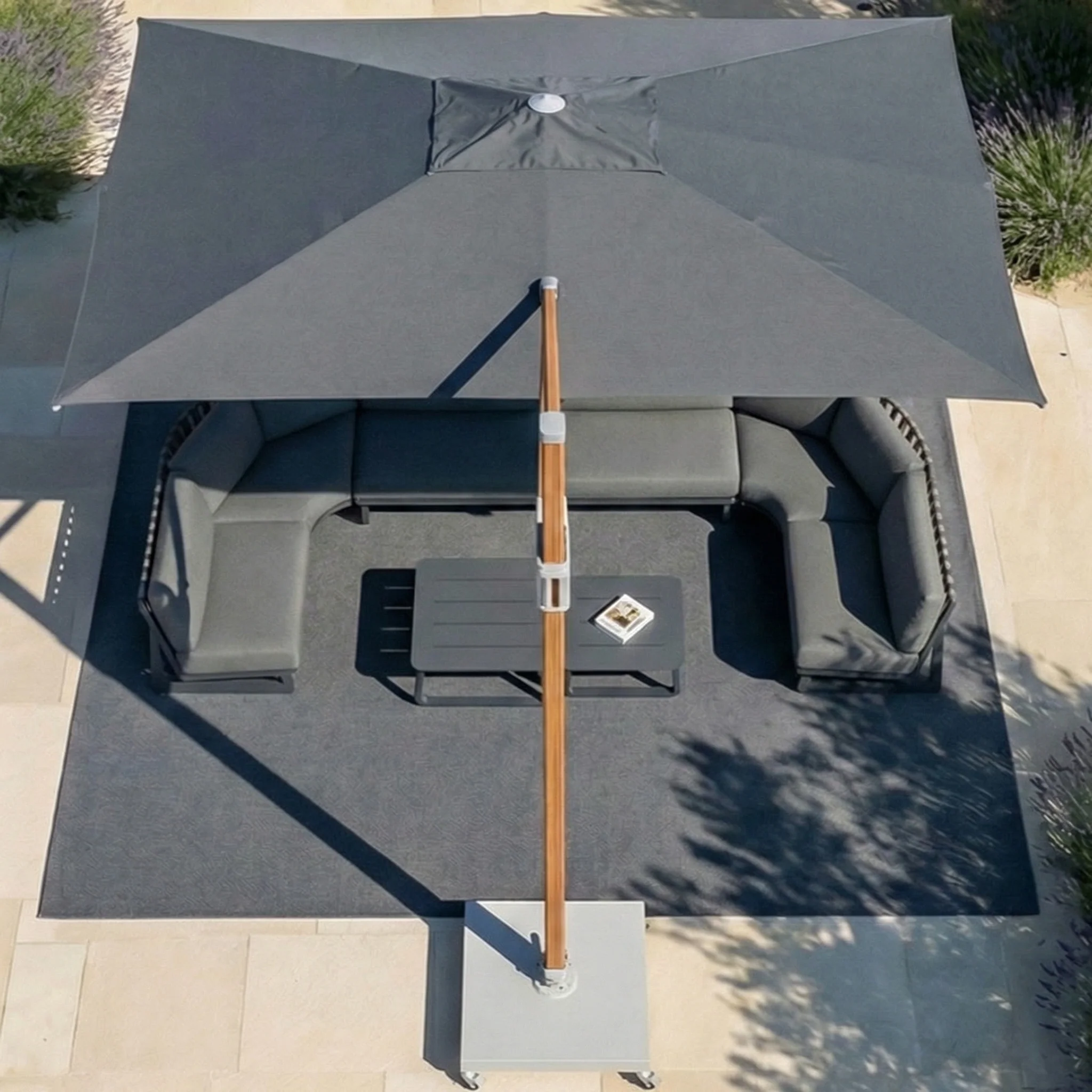 Parasol professionnel décentré Elyra (3x4m) - Image 141