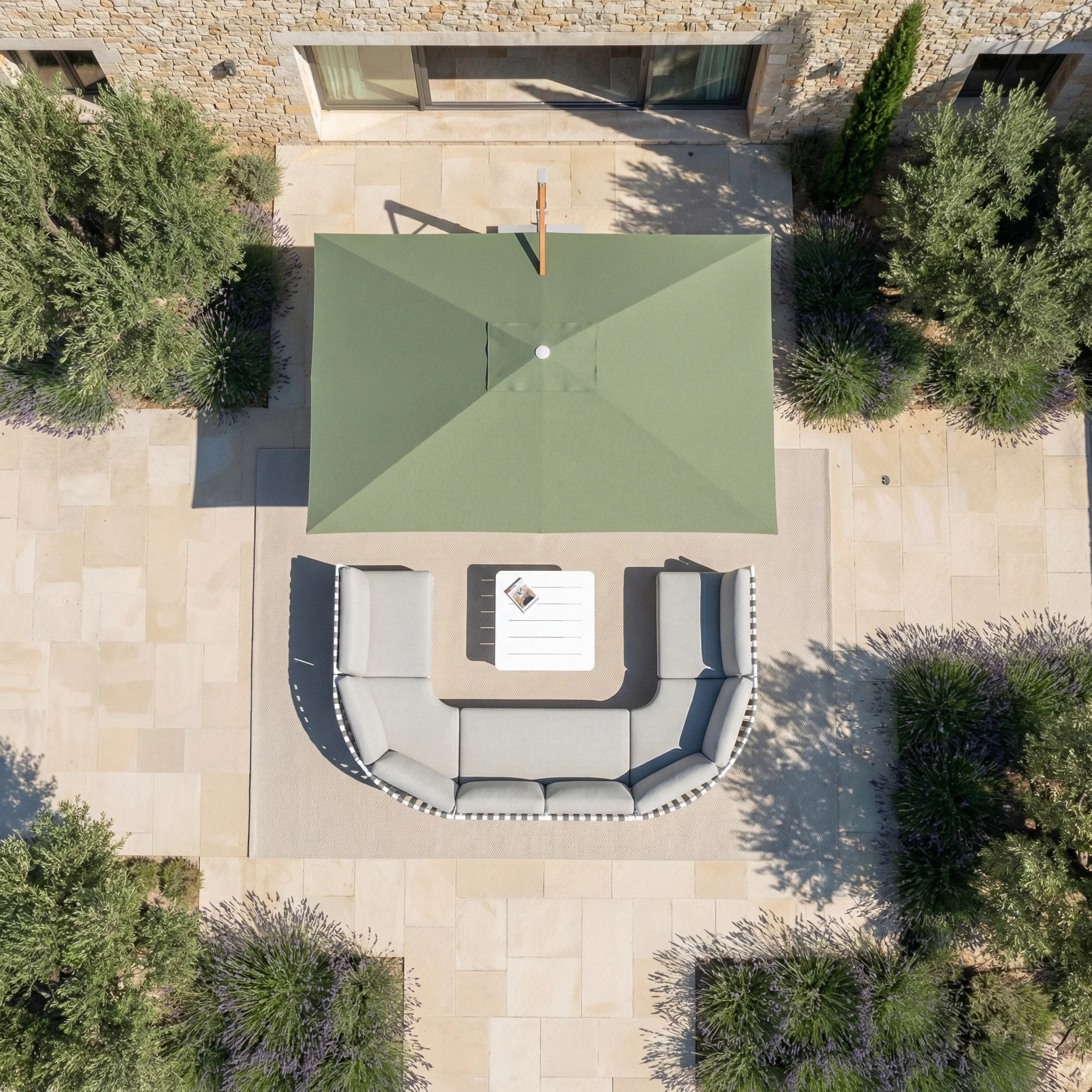 Parasol professionnel décentré Elyra (3x4m) - Image 147