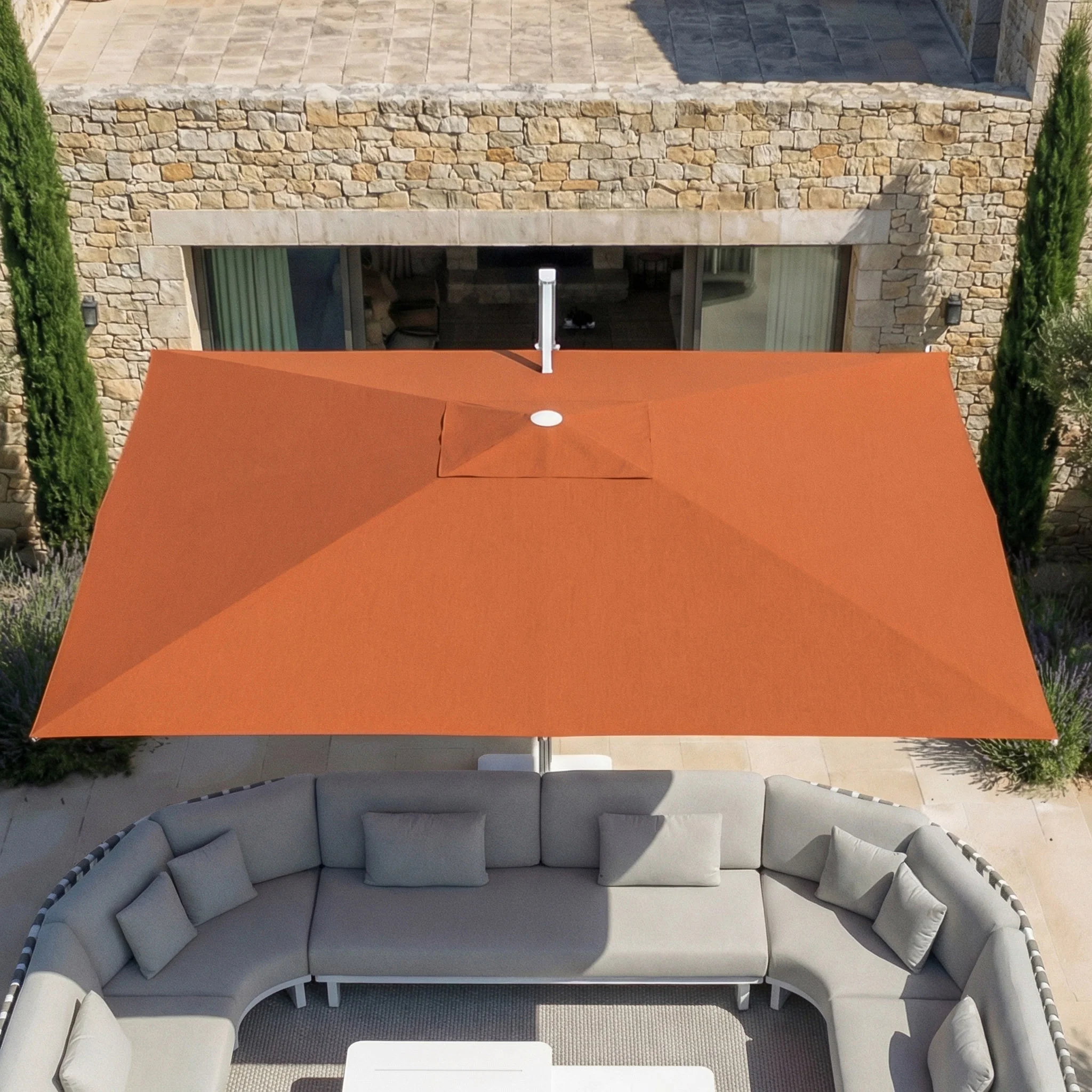 Parasol professionnel décentré Elyra (3x4m) - Image 160