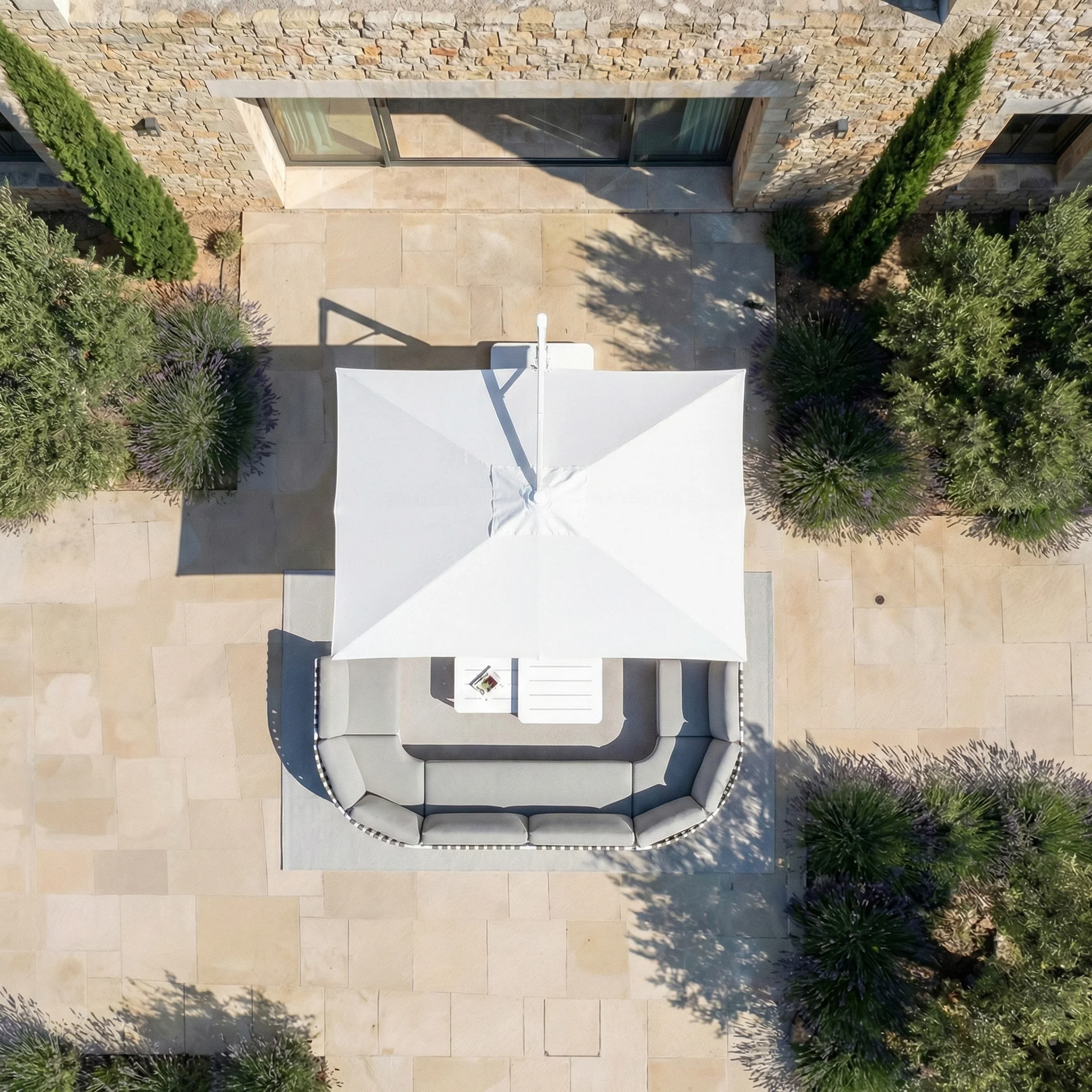 Parasol professionnel décentré Elyra (3x4m) - Image 168