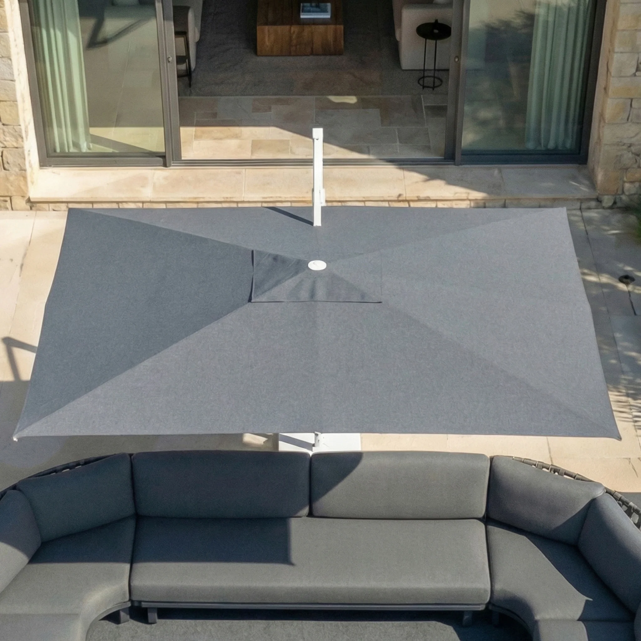 Parasol professionnel décentré Elyra (3x4m) - Image 187