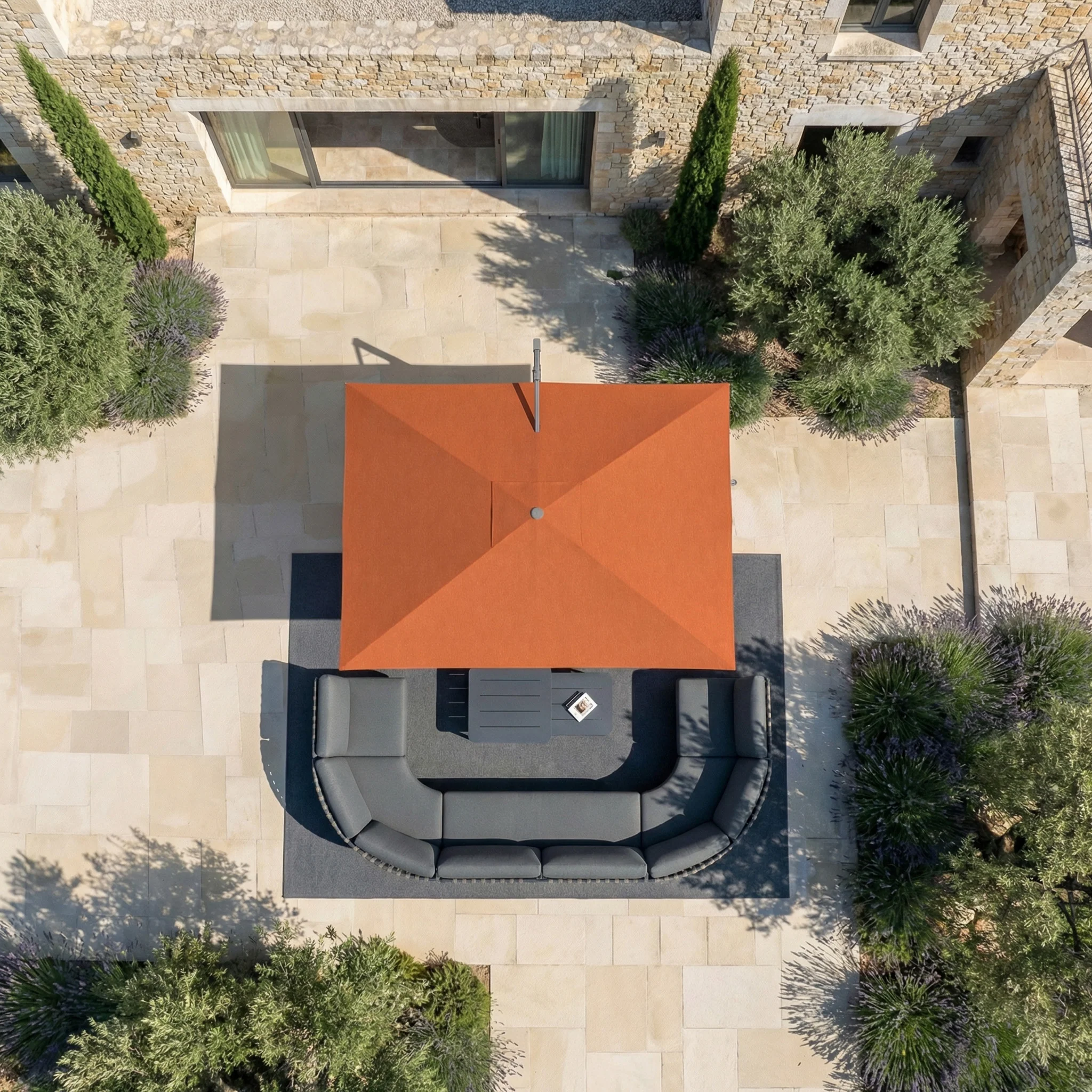 Parasol professionnel décentré Elyra (3x4m) - Image 202