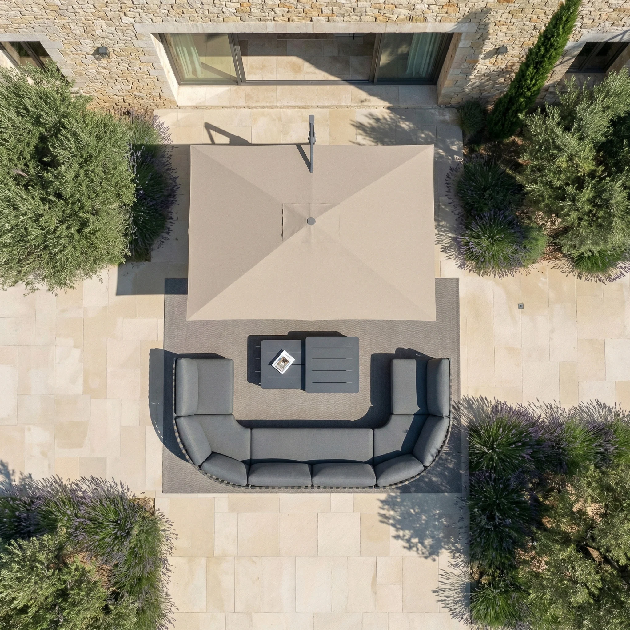 Parasol professionnel décentré Elyra (3x4m) - Image 222