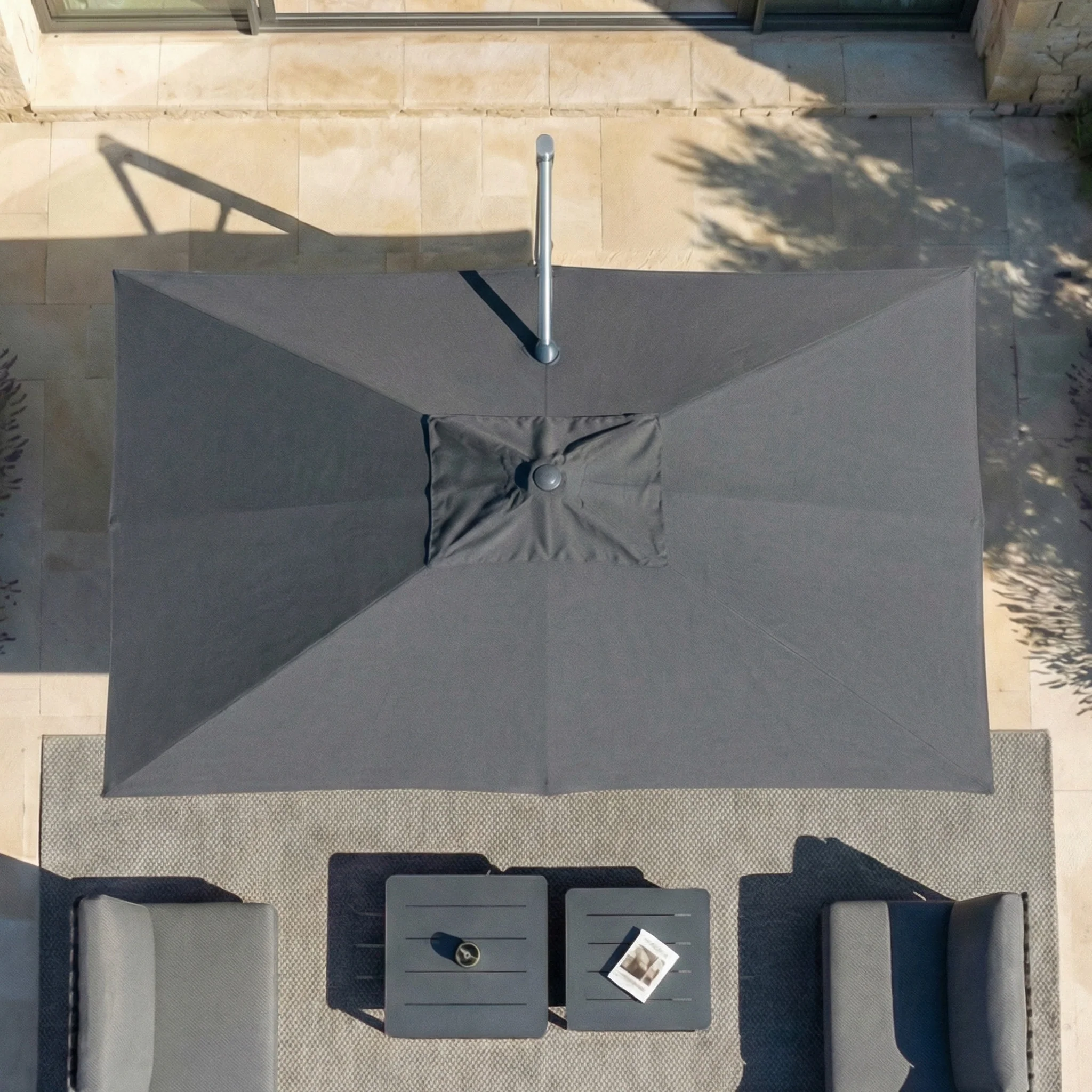 Parasol professionnel décentré Elyra (3x4m) - Image 59