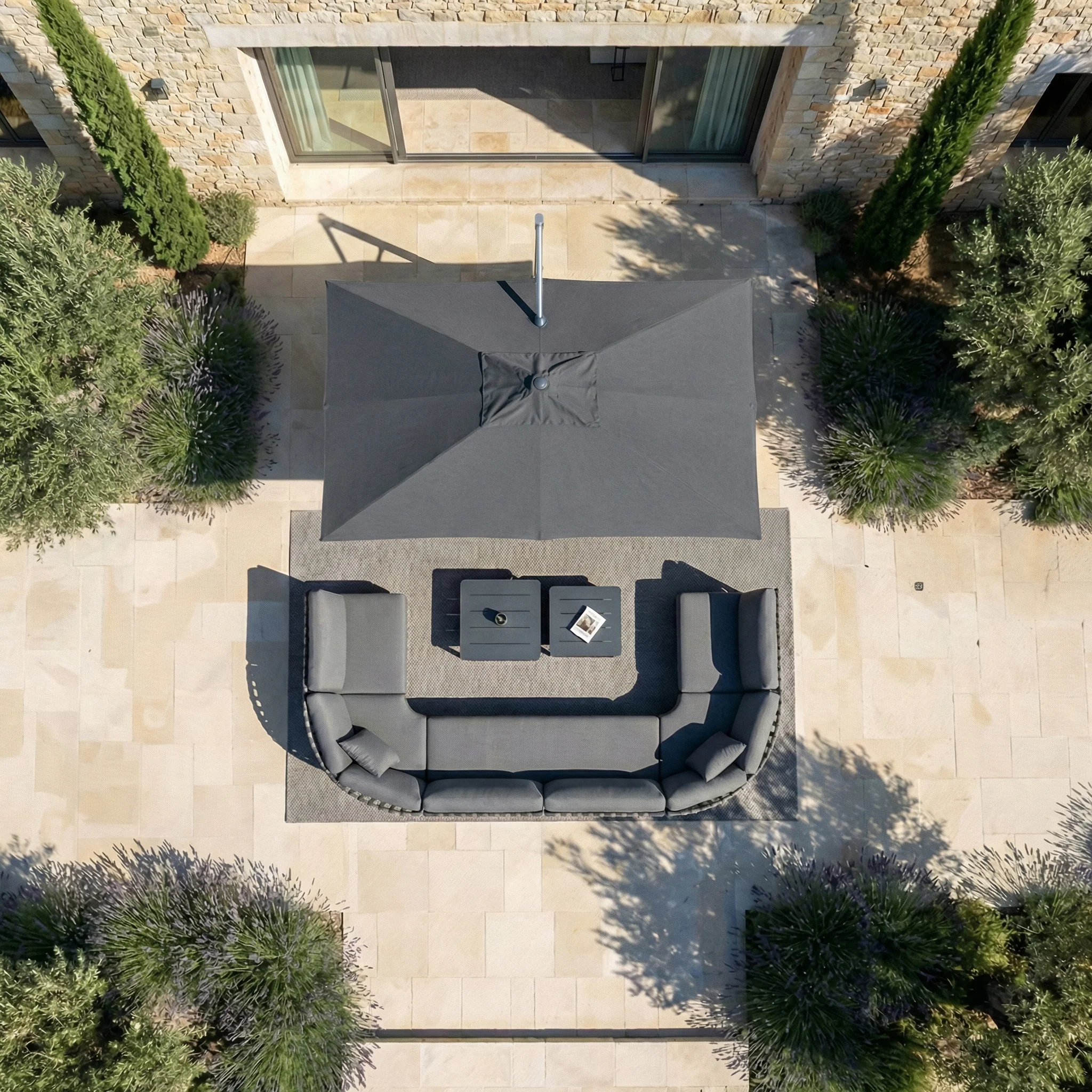 Parasol professionnel décentré Elyra (3x4m) - Image 65