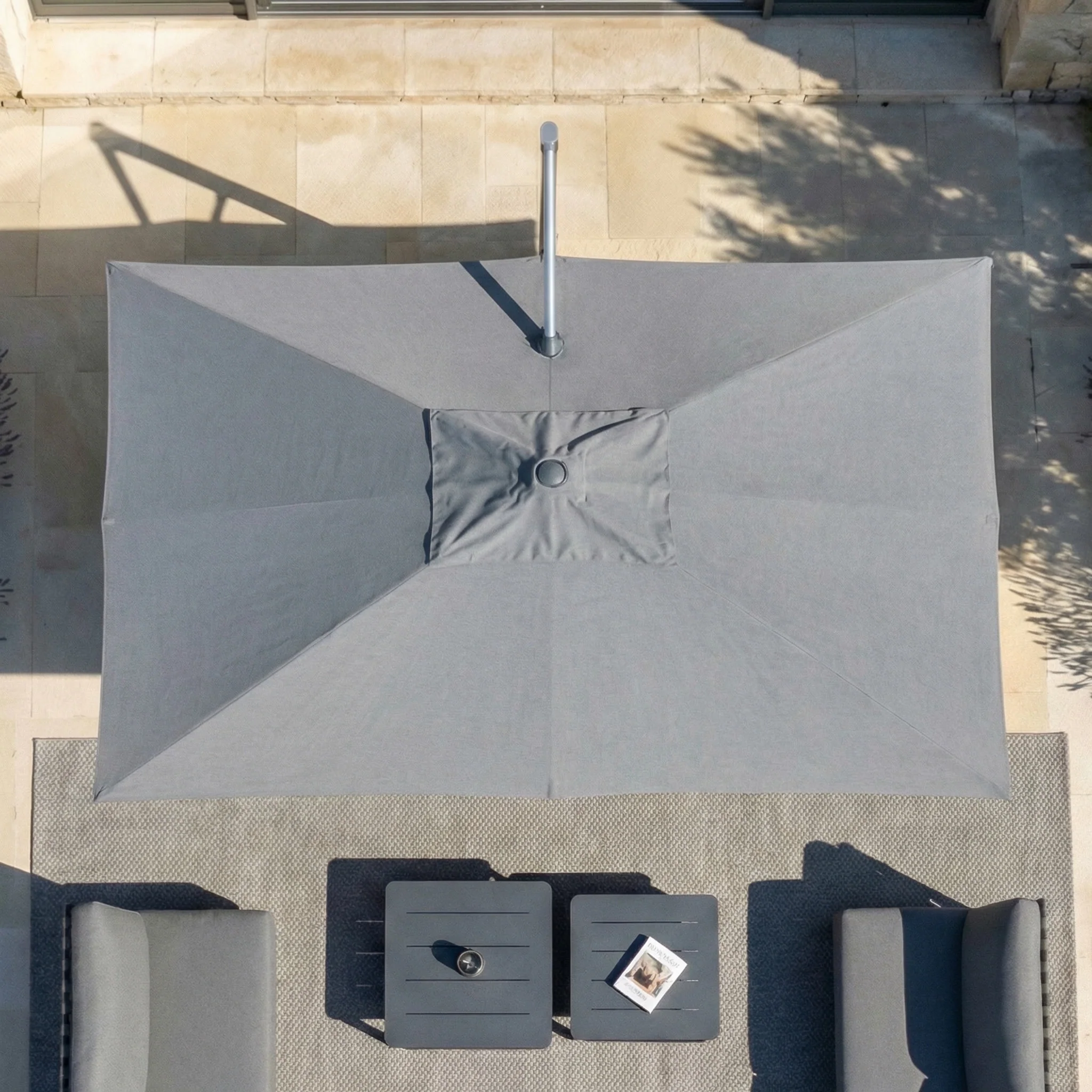 Parasol professionnel décentré Elyra (3x4m) - Image 84