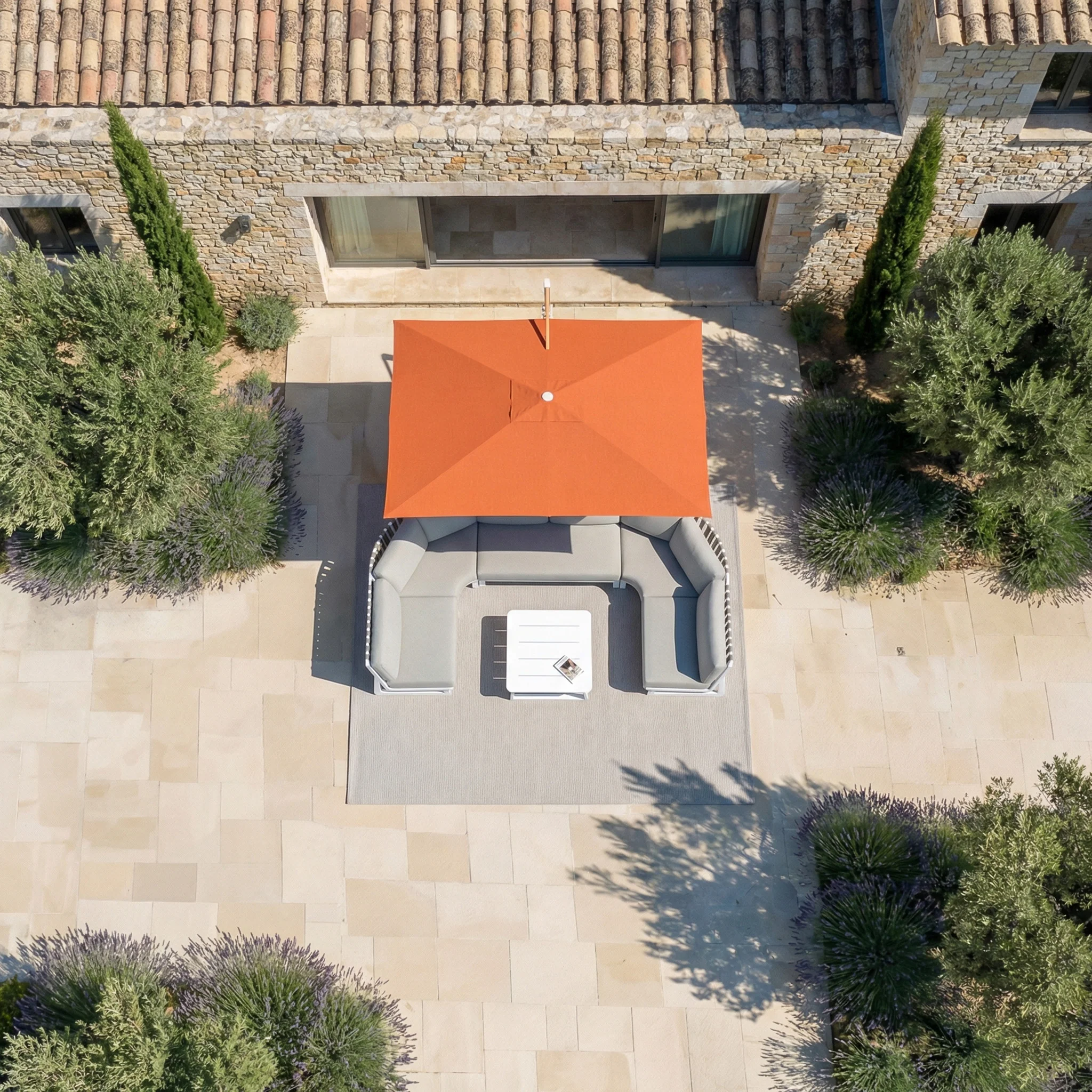 Parasol professionnel décentré Elyra (3x4m) - Image 95