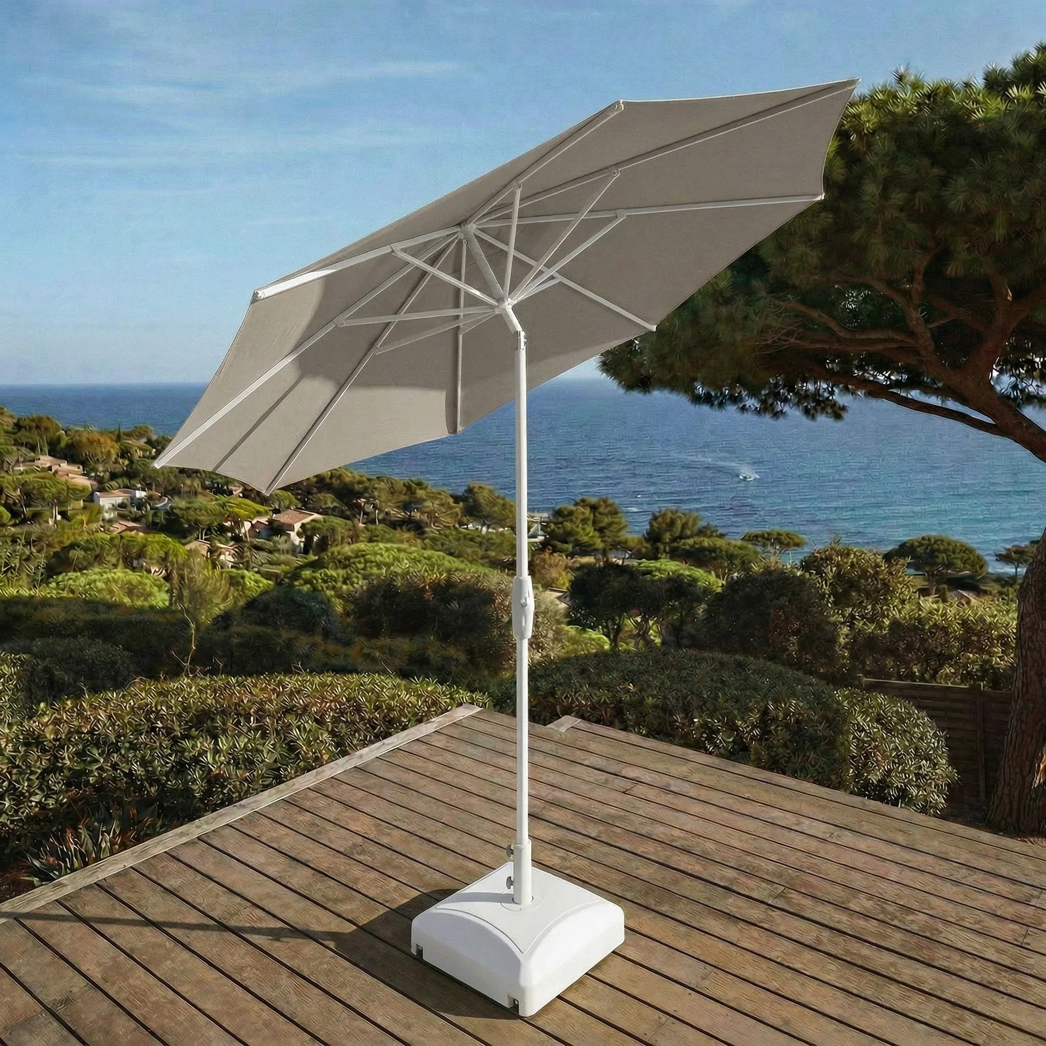 Parasol professionnel rond Elyra (D3.3m) - Image 108