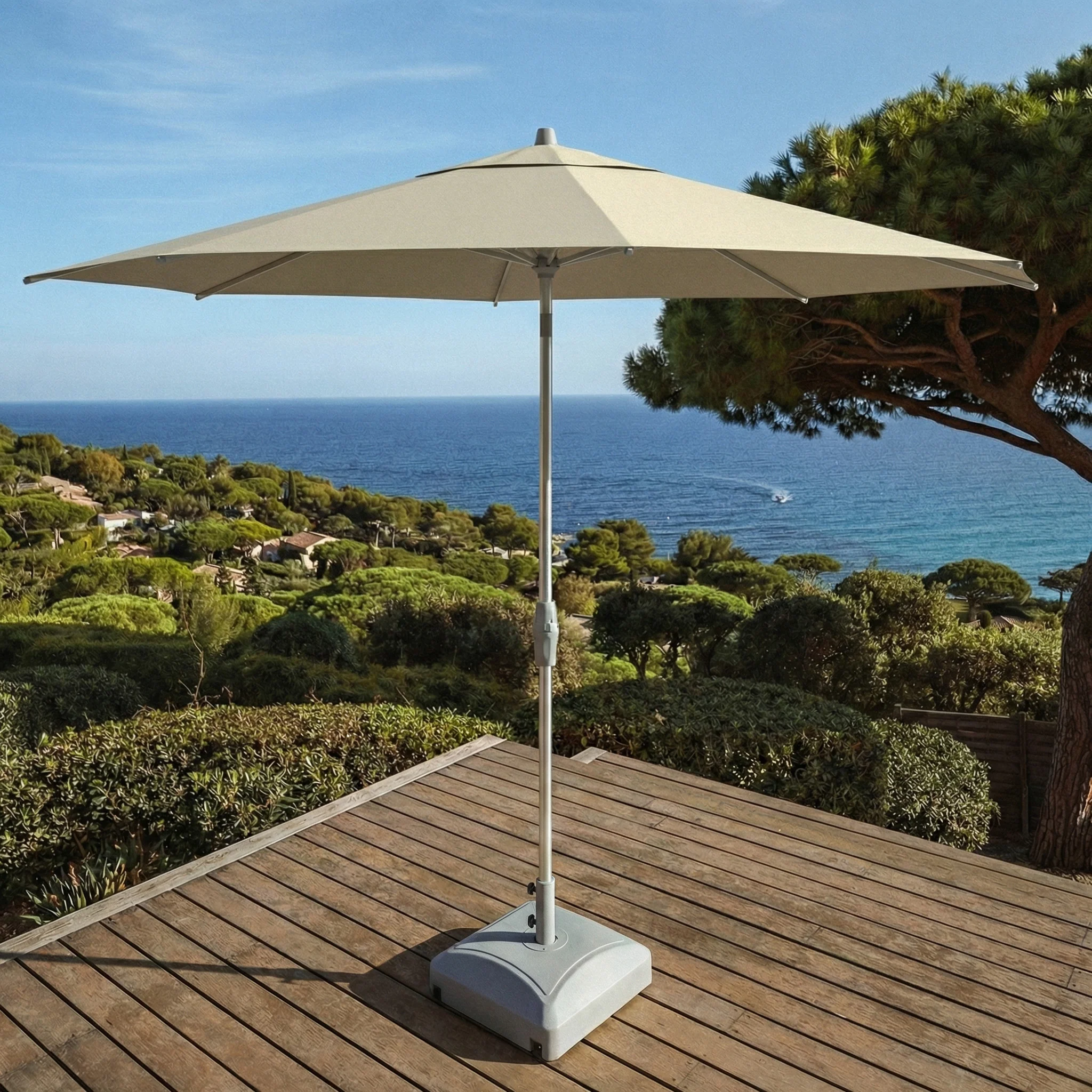 Parasol professionnel rond Elyra (D3.3m) - Image 11