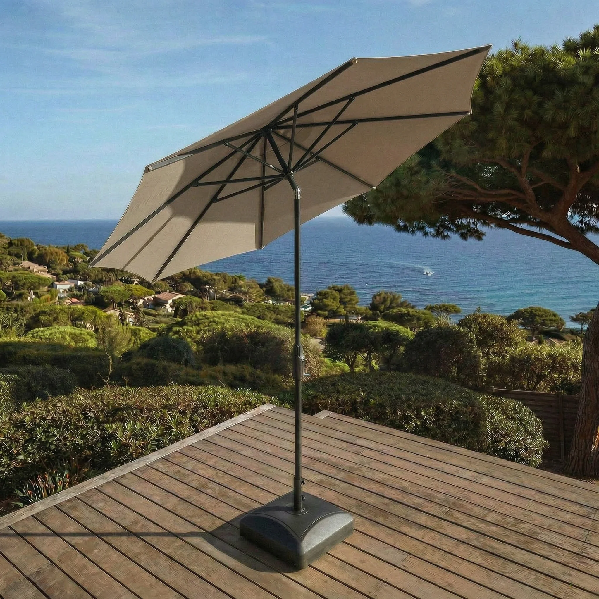 Parasol professionnel rond Elyra (D3.3m) - Image 129