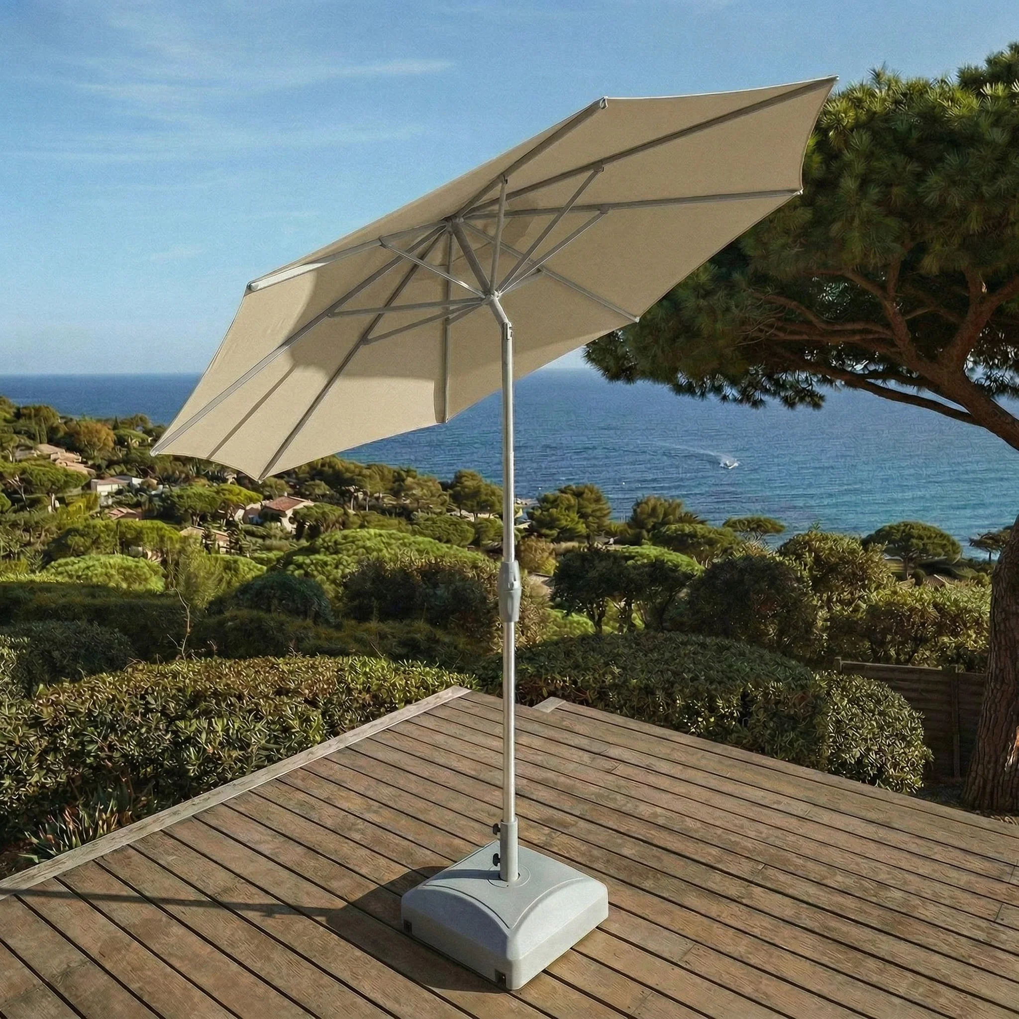 Parasol professionnel rond Elyra (D3.3m) - Image 13