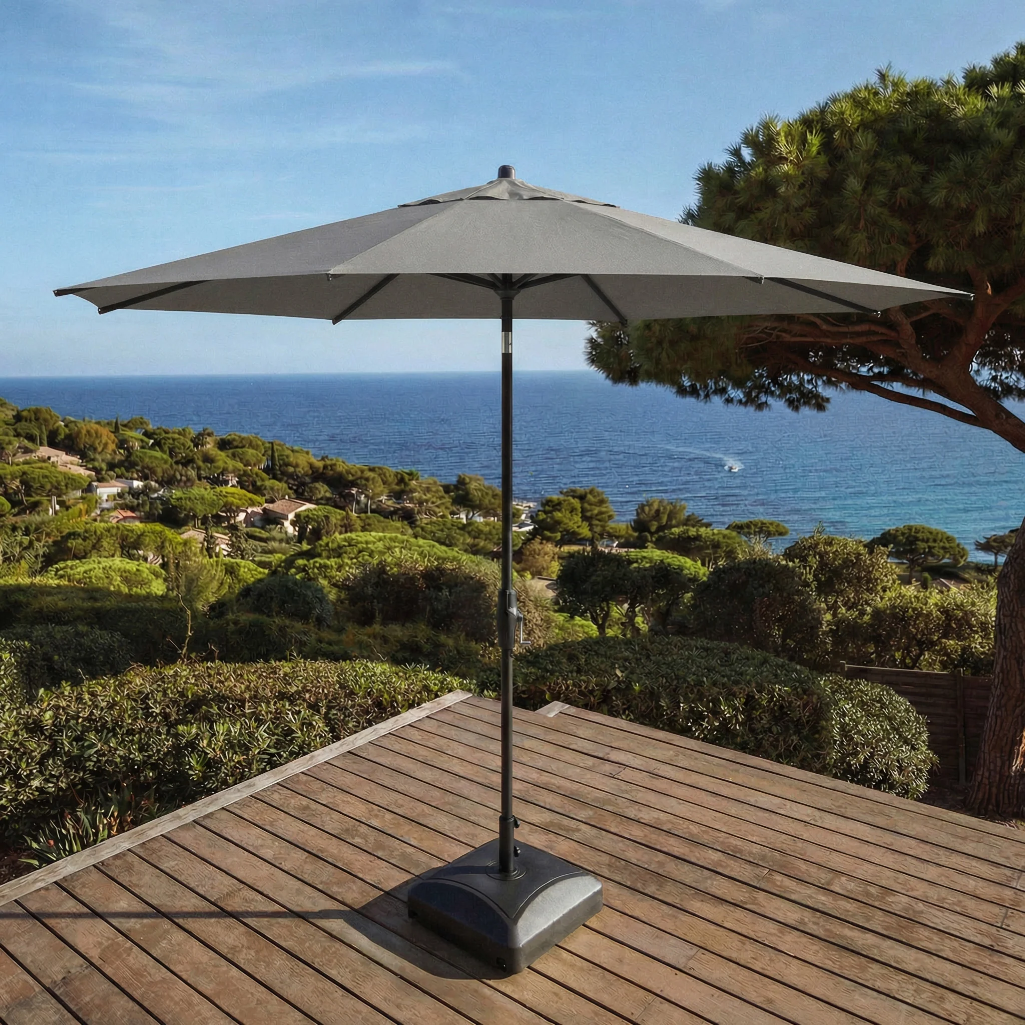Parasol professionnel rond Elyra (D3.3m) - Image 142