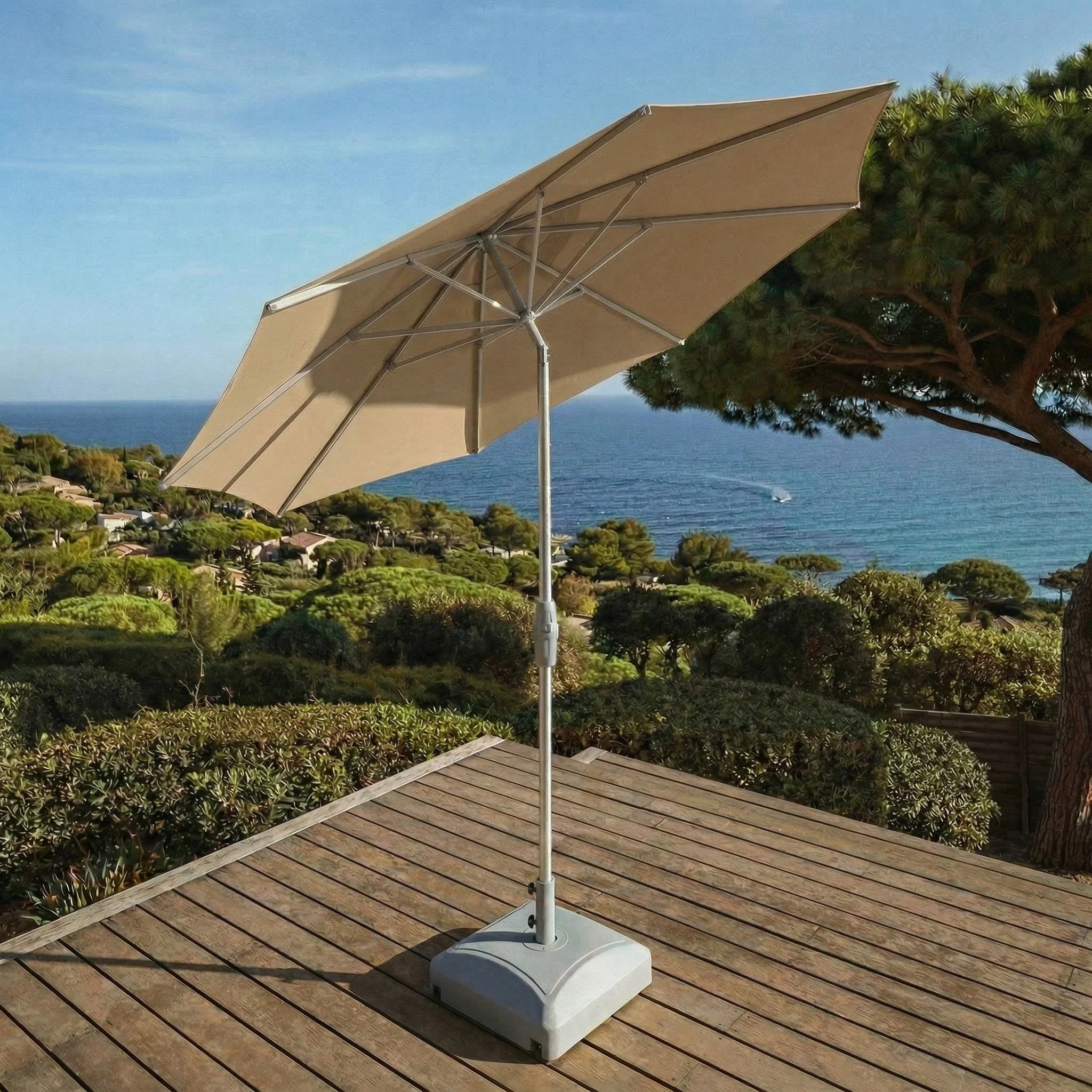 Parasol professionnel rond Elyra (D3.3m) - Image 18