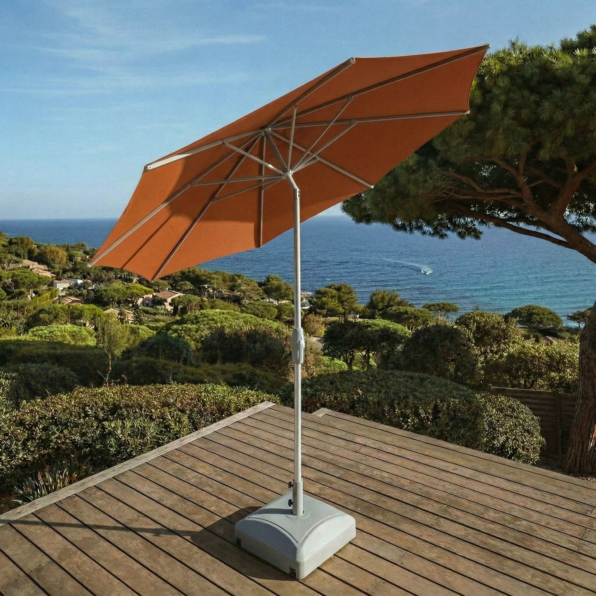 Parasol professionnel rond Elyra (D3.3m) - Image 2