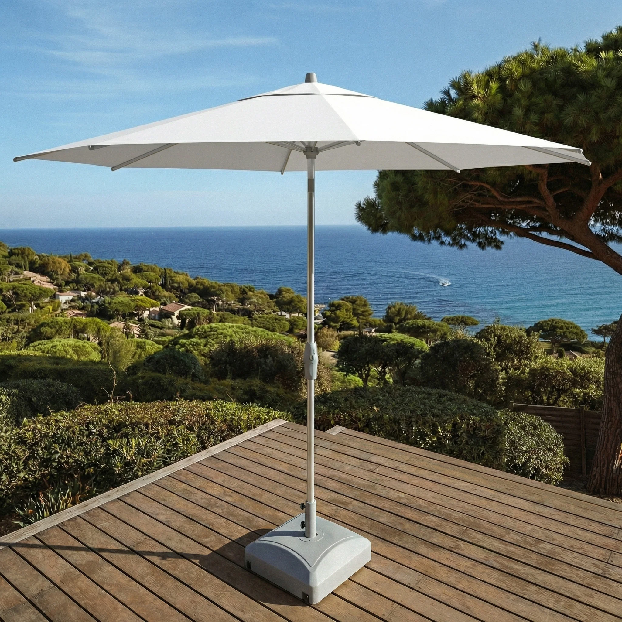 Parasol professionnel rond Elyra (D3.3m) - Image 6