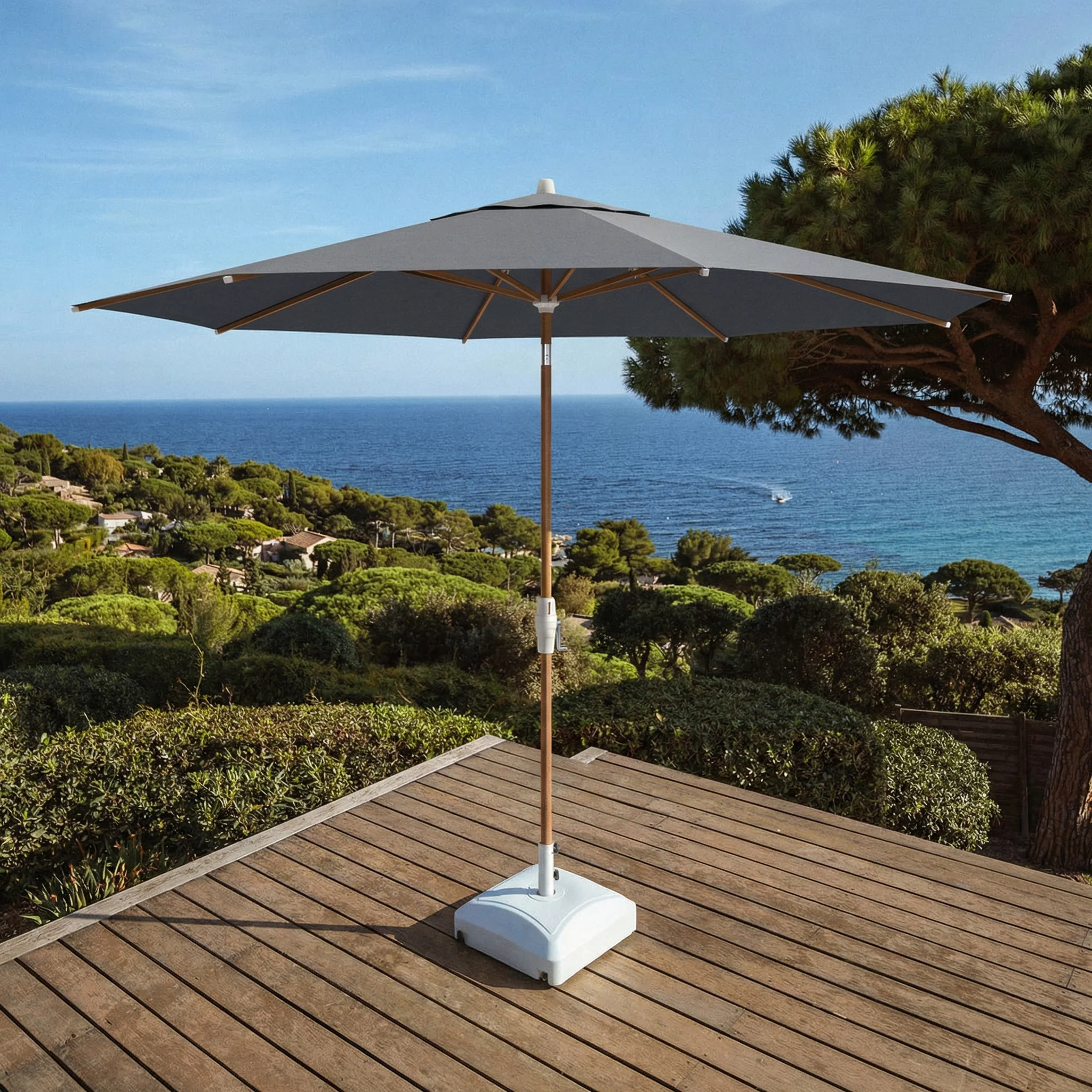 Parasol professionnel rond Elyra (D3.3m) - Image 60