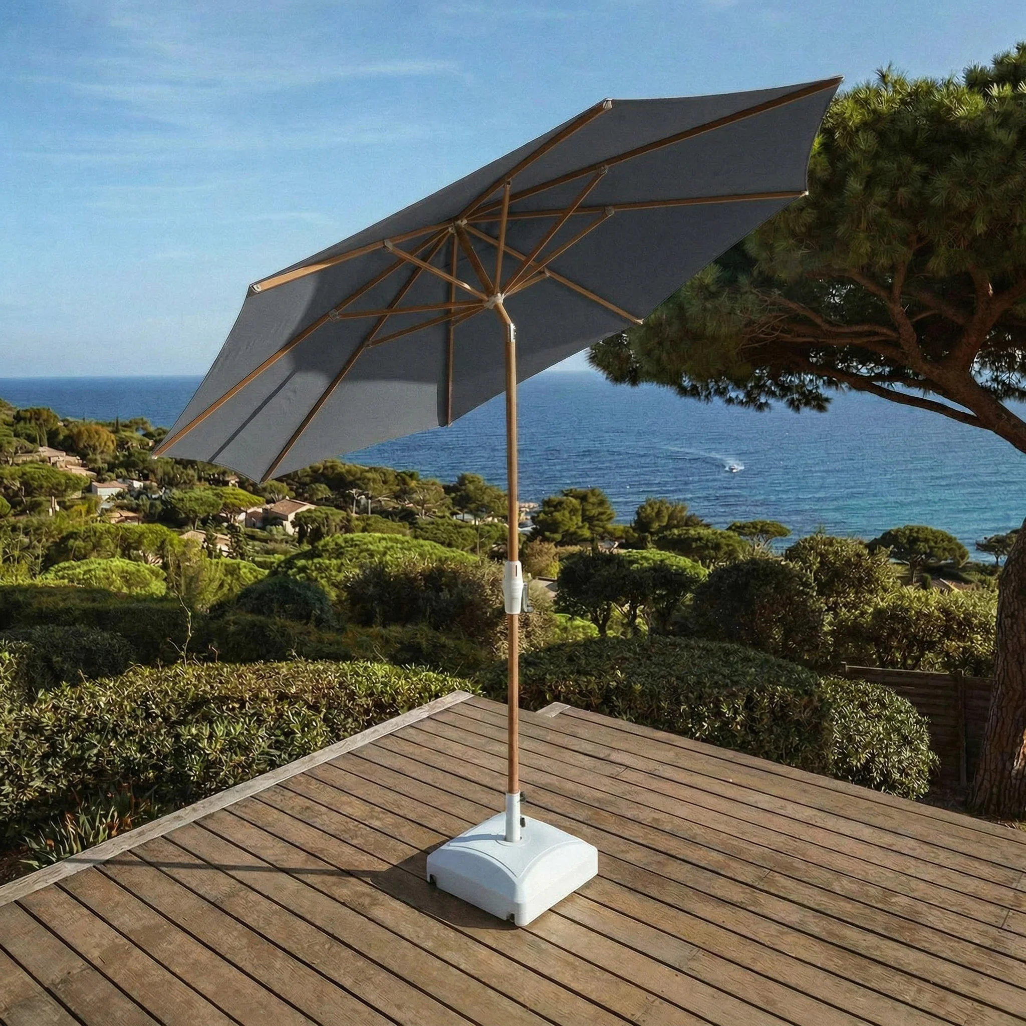 Parasol professionnel rond Elyra (D3.3m) - Image 62