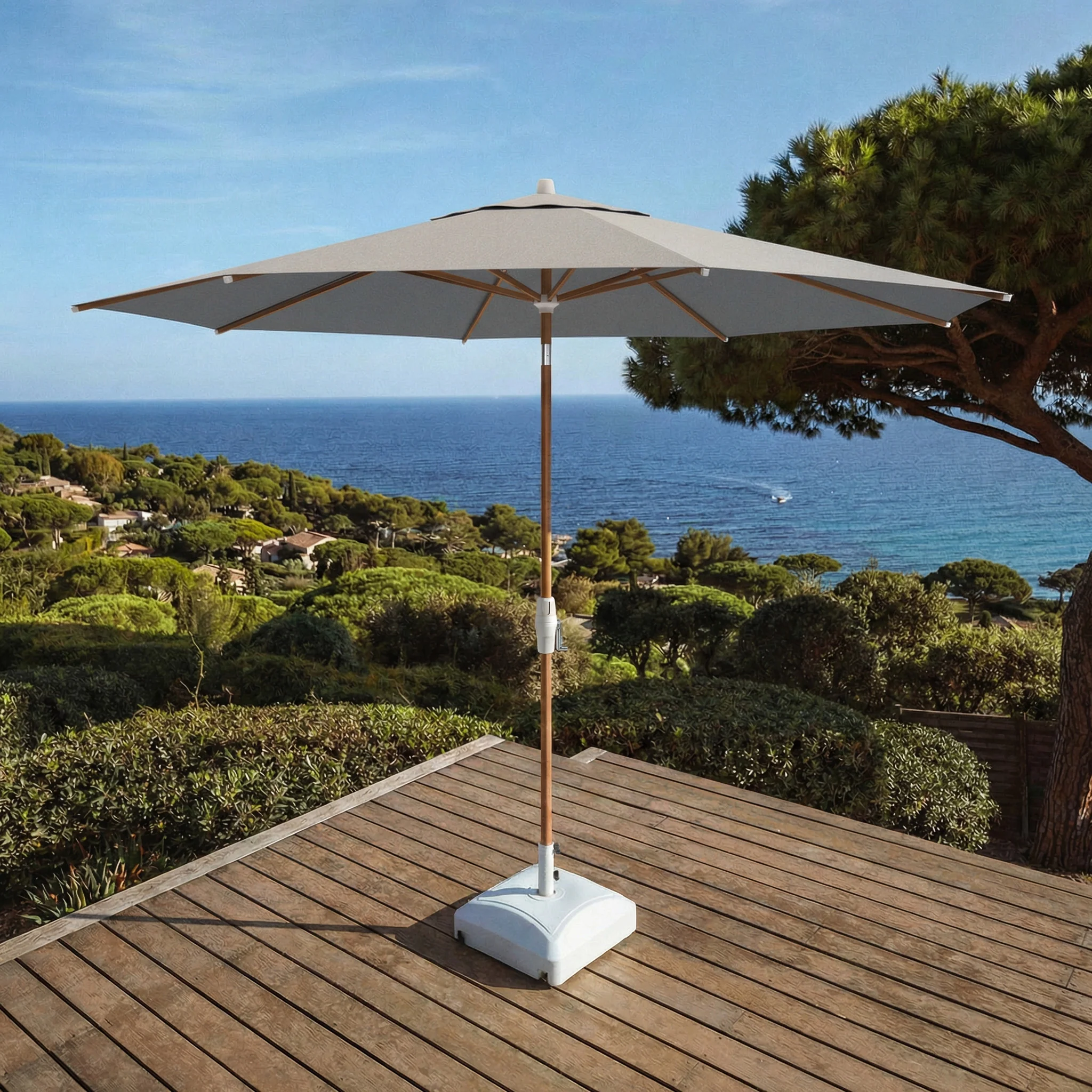 Parasol professionnel rond Elyra (D3.3m) - Image 70