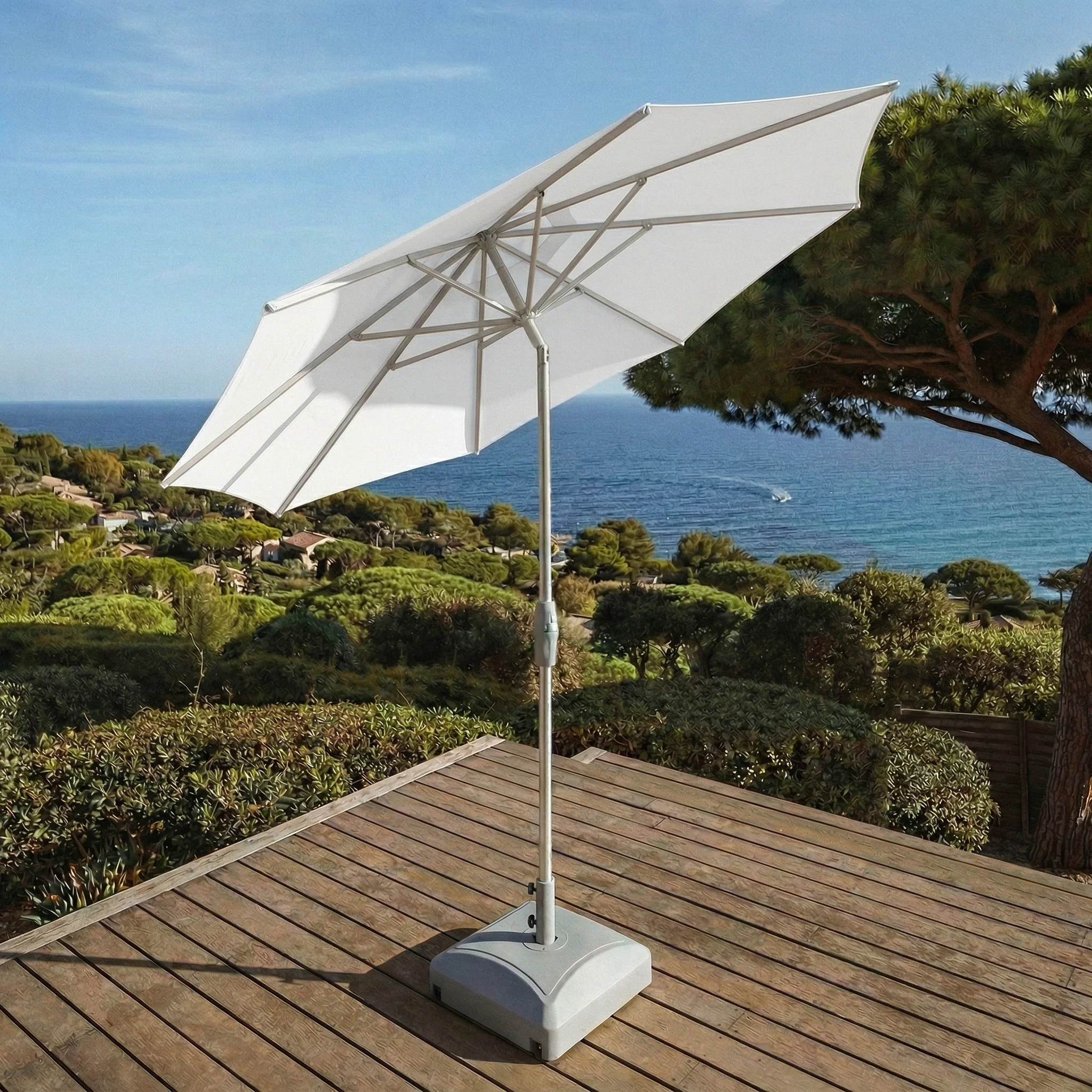 Parasol professionnel rond Elyra (D3.3m) - Image 8